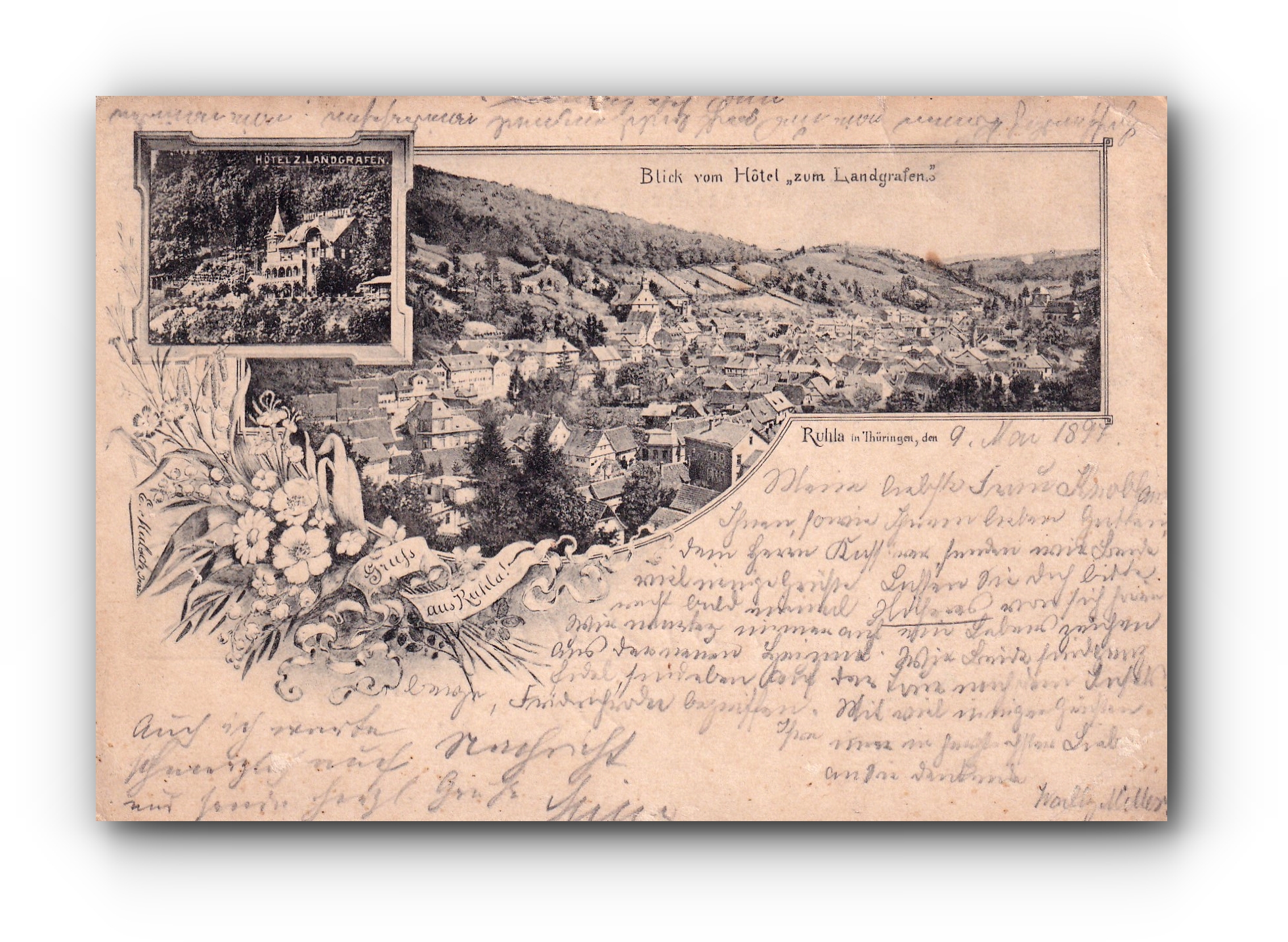 RUHLA in Thüringen - 17.05.1897
