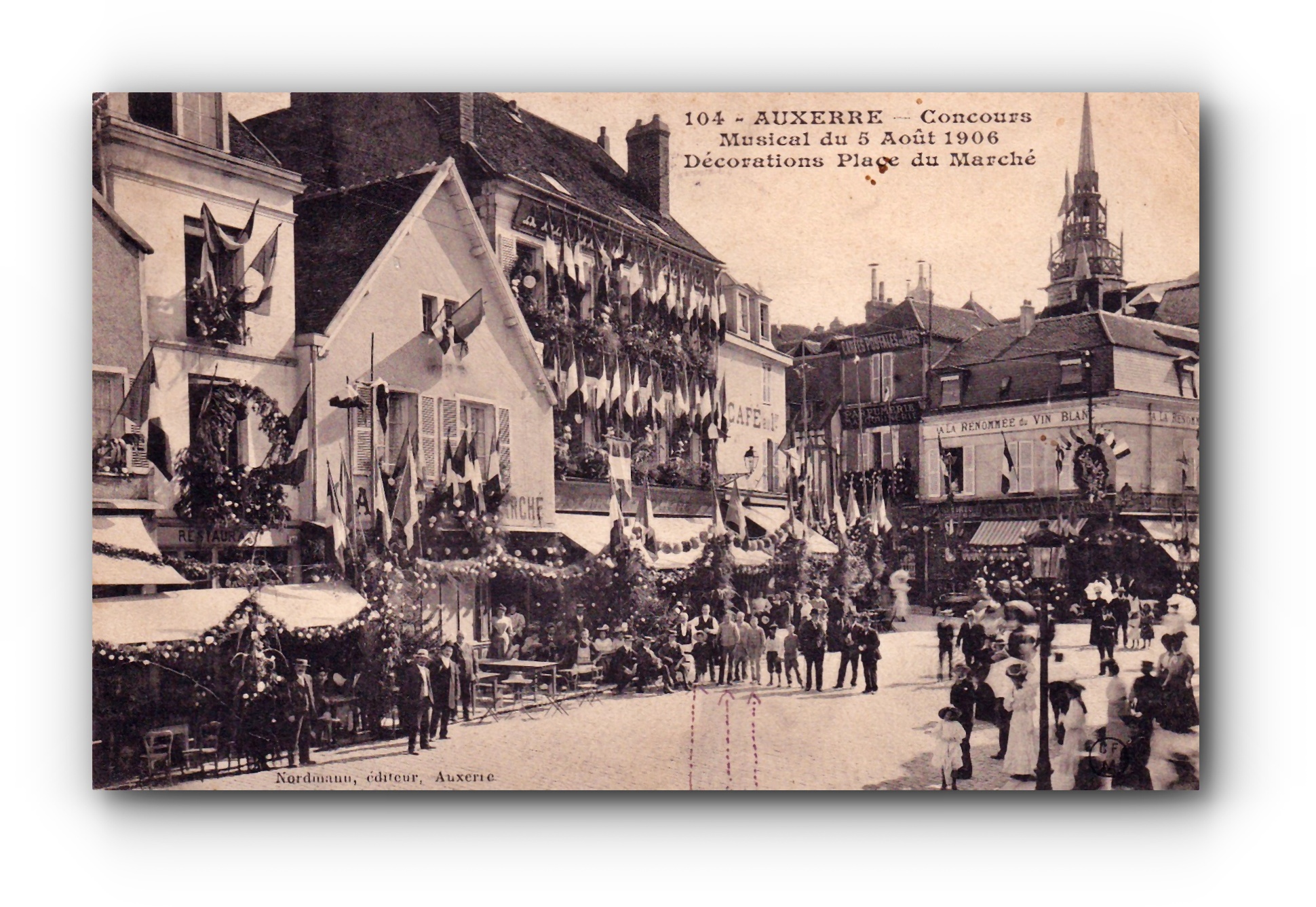 AUXERRE- Concours musical- 21.08.1906