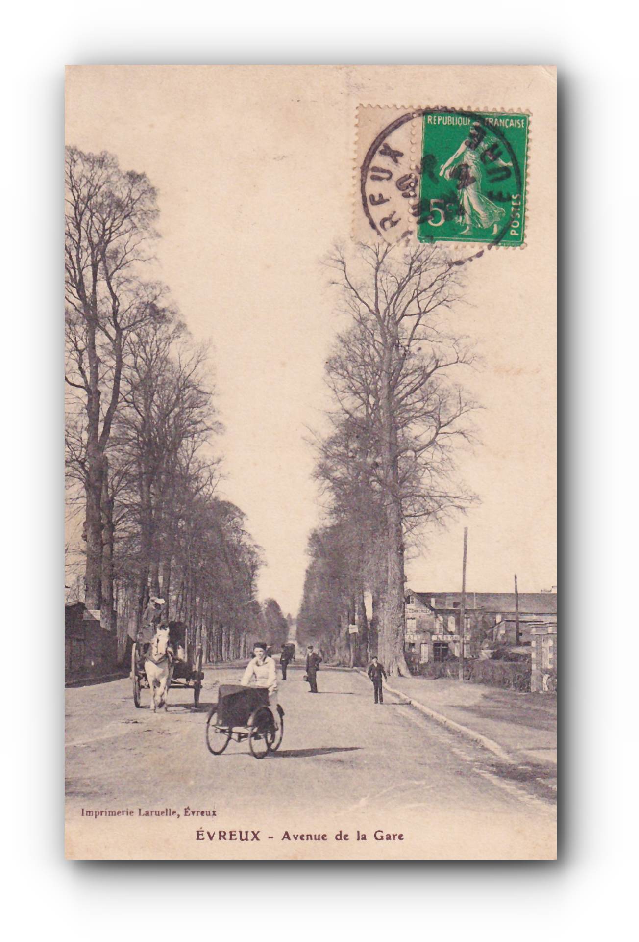 - ÉVREUX - Avenue de la Gare - 22.06.1914 -