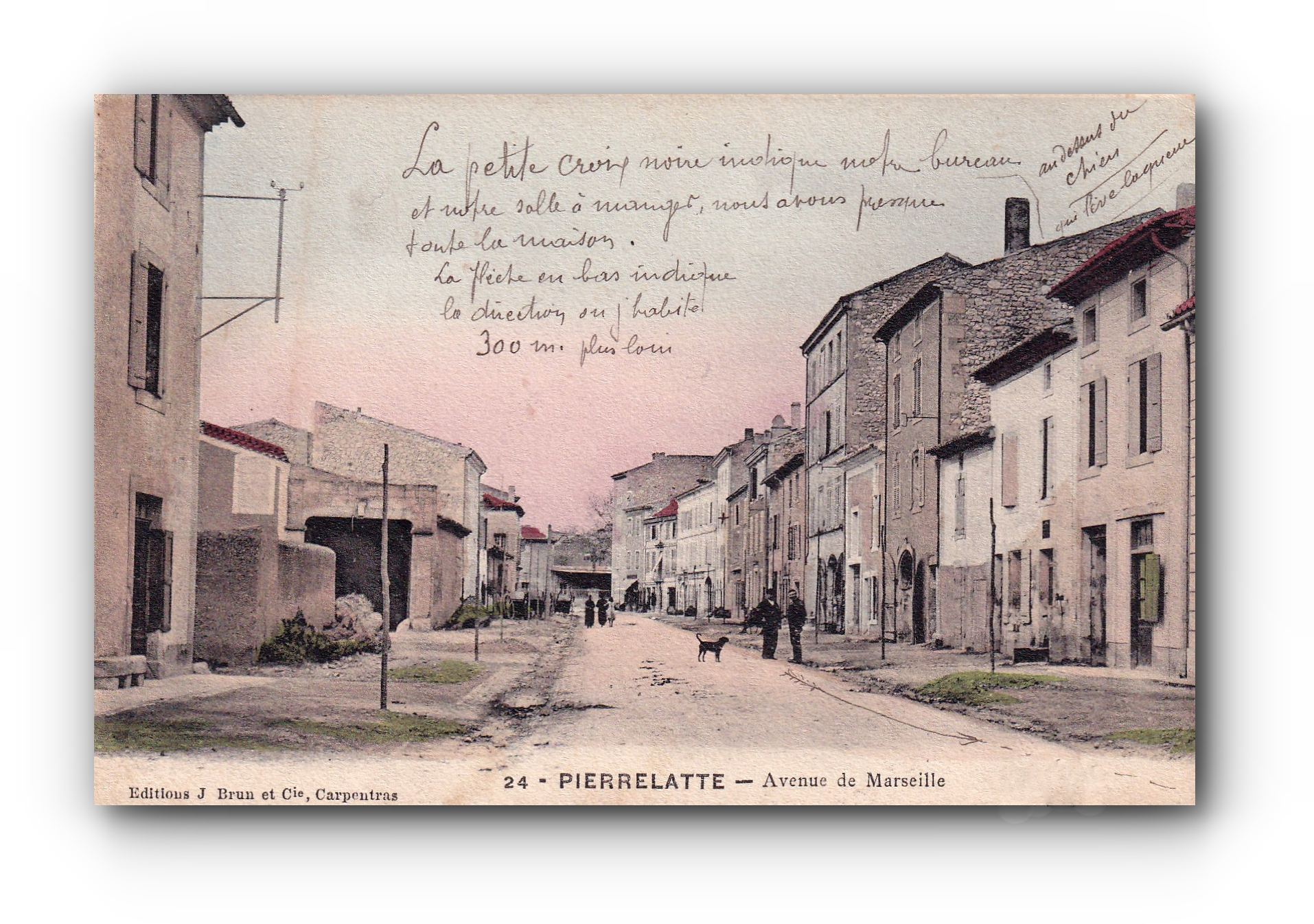 Avenue de Marseille  - PIERRELATTE - 22.12.1914