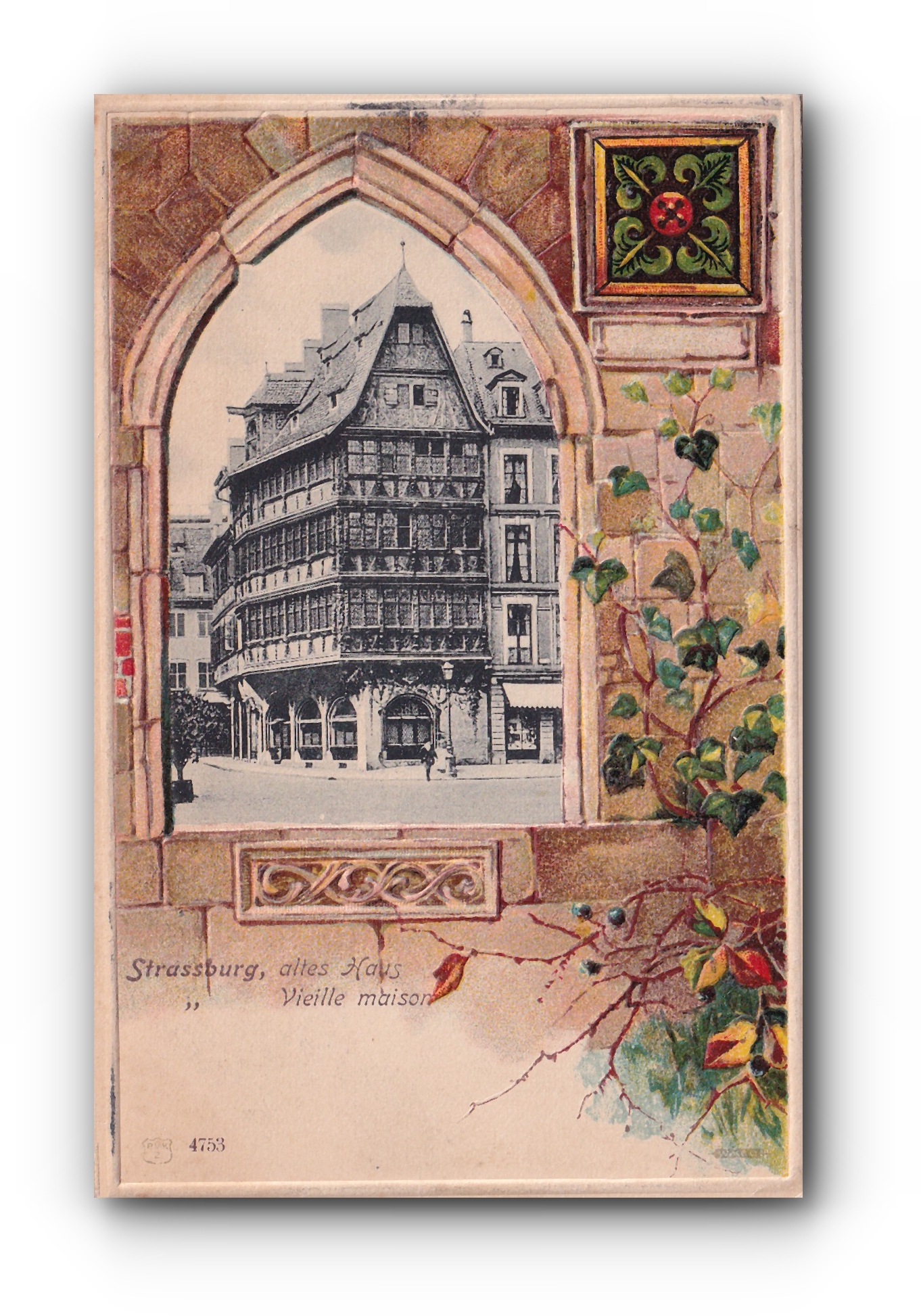 - Altes Haus - STRASSBURG - 13.06.1907.
