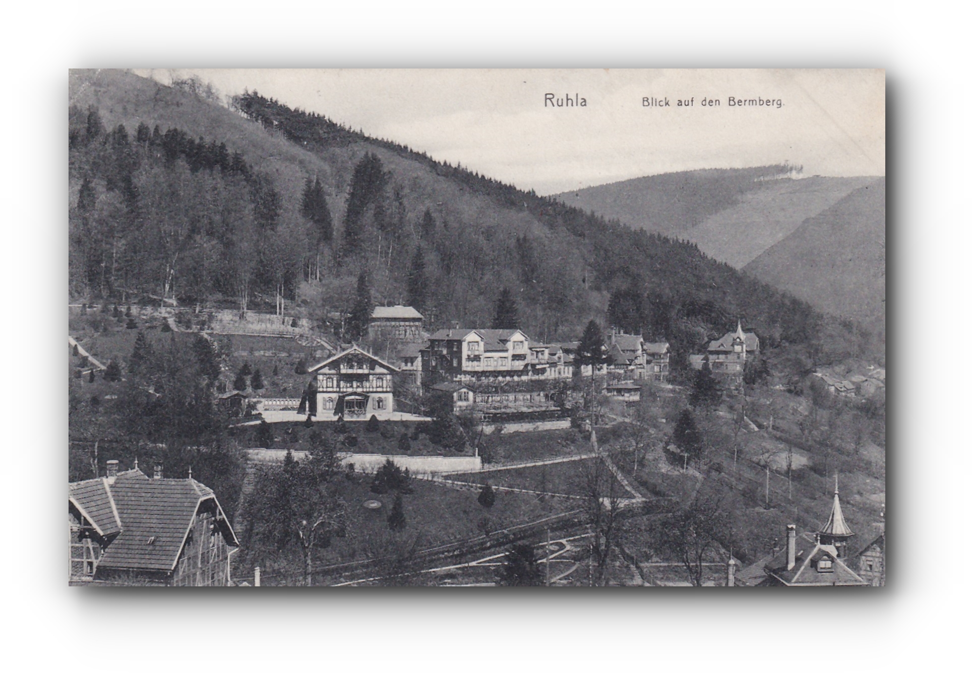 RUHLA - Blick auf den Bermberg - 14.07.1913