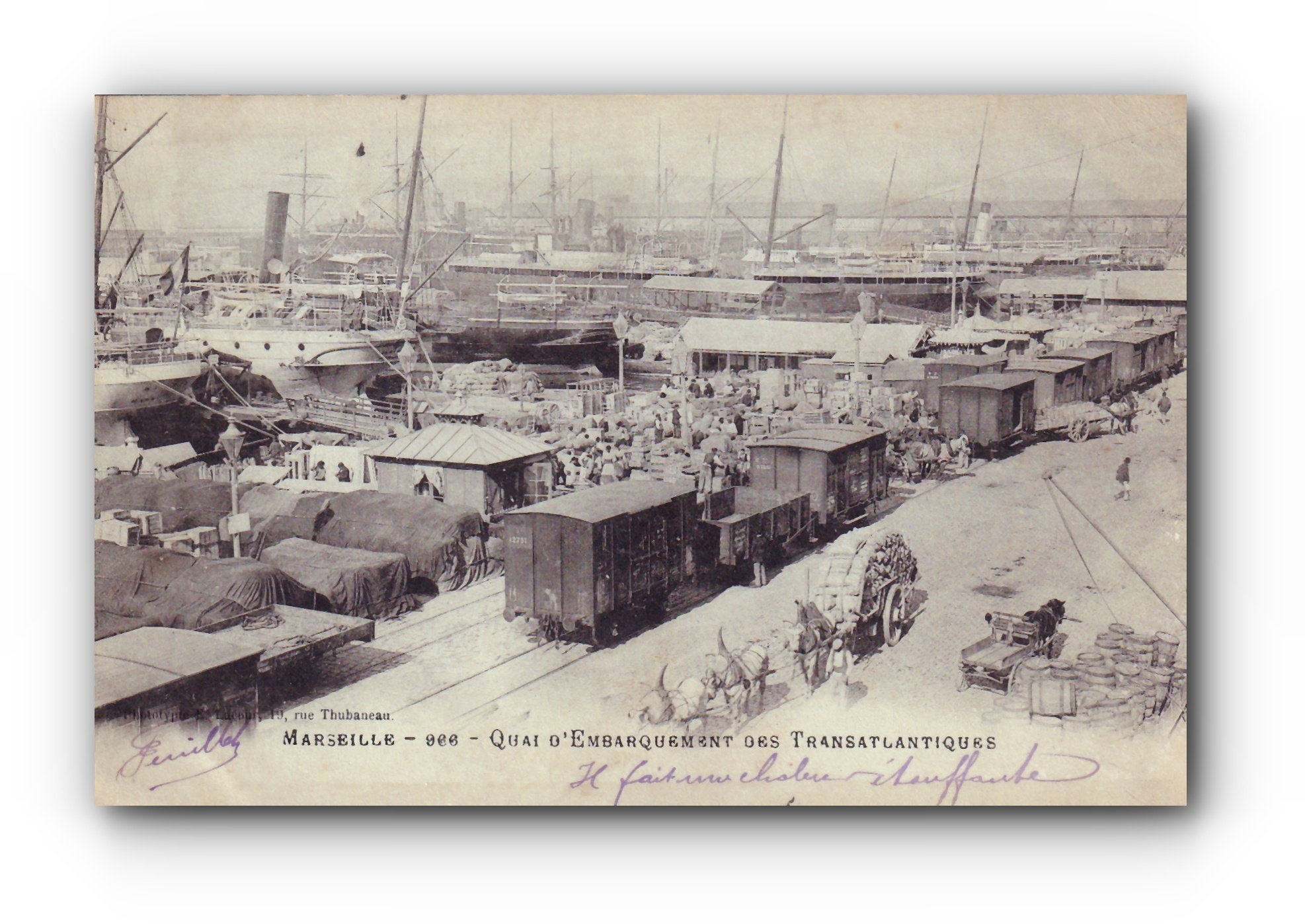 Quai d'Embarquement des Transatlantiques - 07.07.1904 -