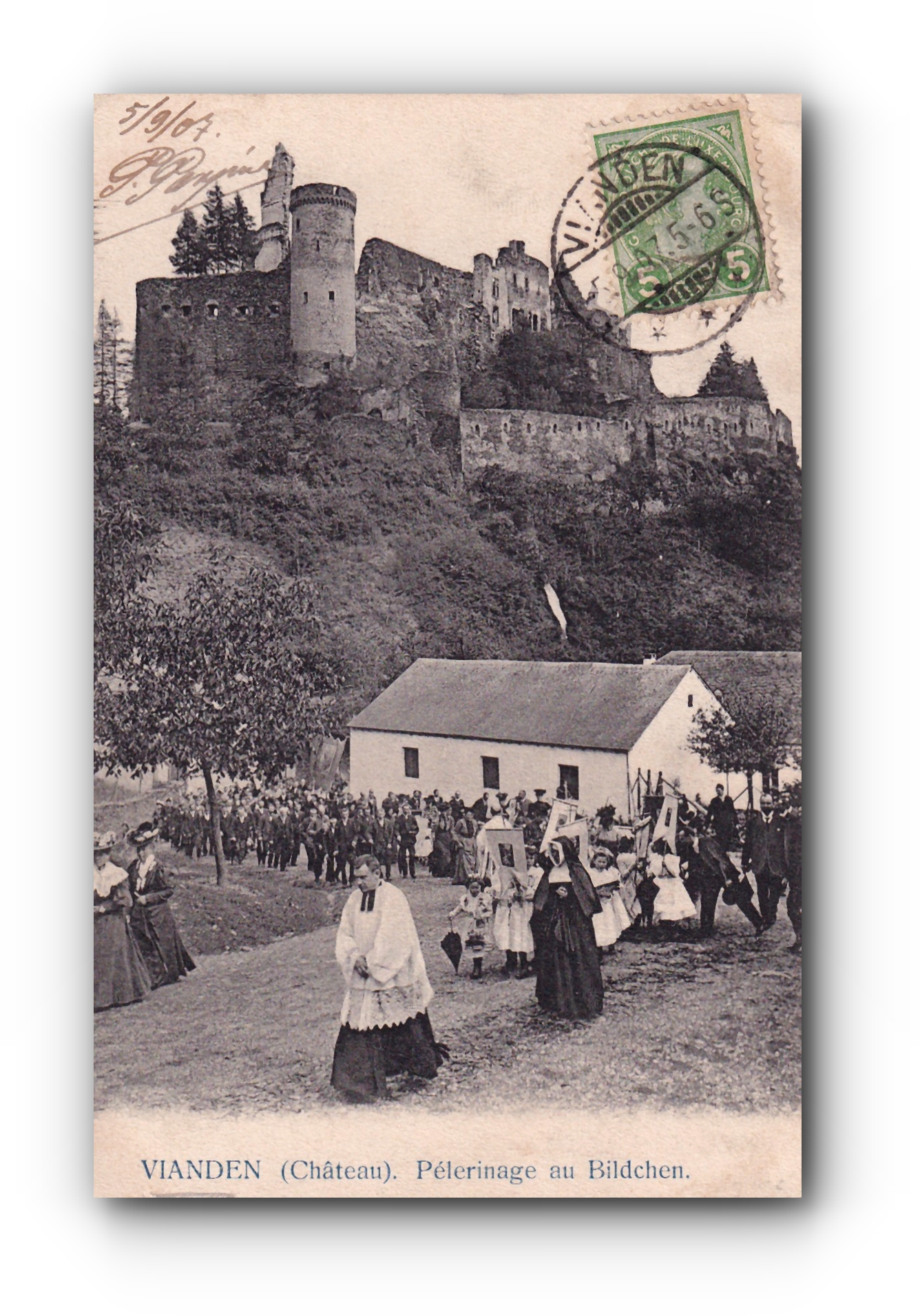 VIANDEN - Pélerinage au Bildchen - 05.09.1907