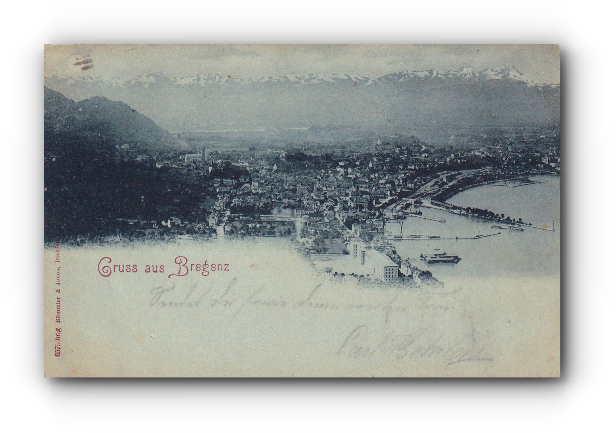 Gruss aus BREGENZ - 23.11.1897 - Salutations depuis Brégence - Greetings from Bregenz