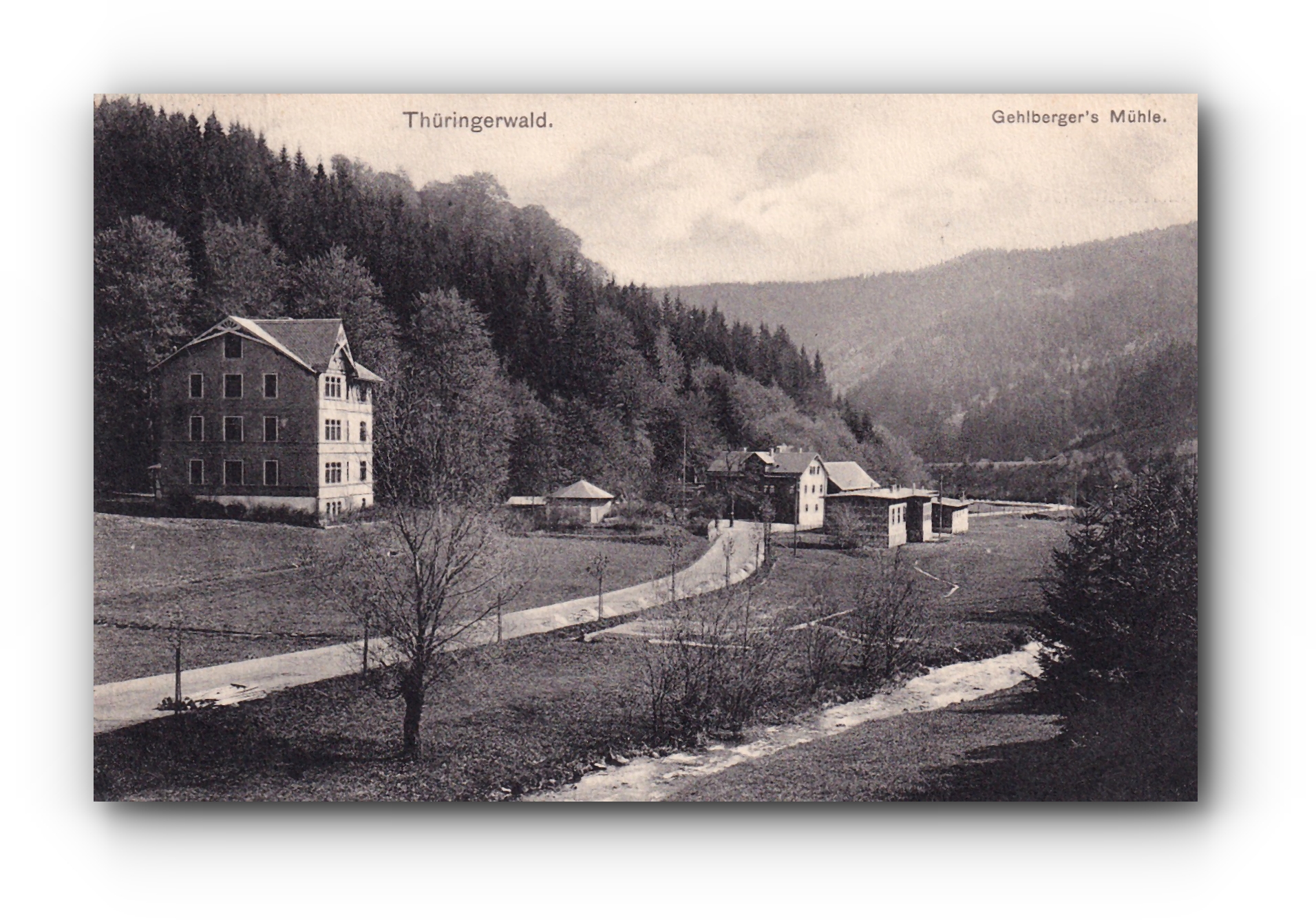 Thüringer Wald - Gehlberger's Mühle - 19.06.1912