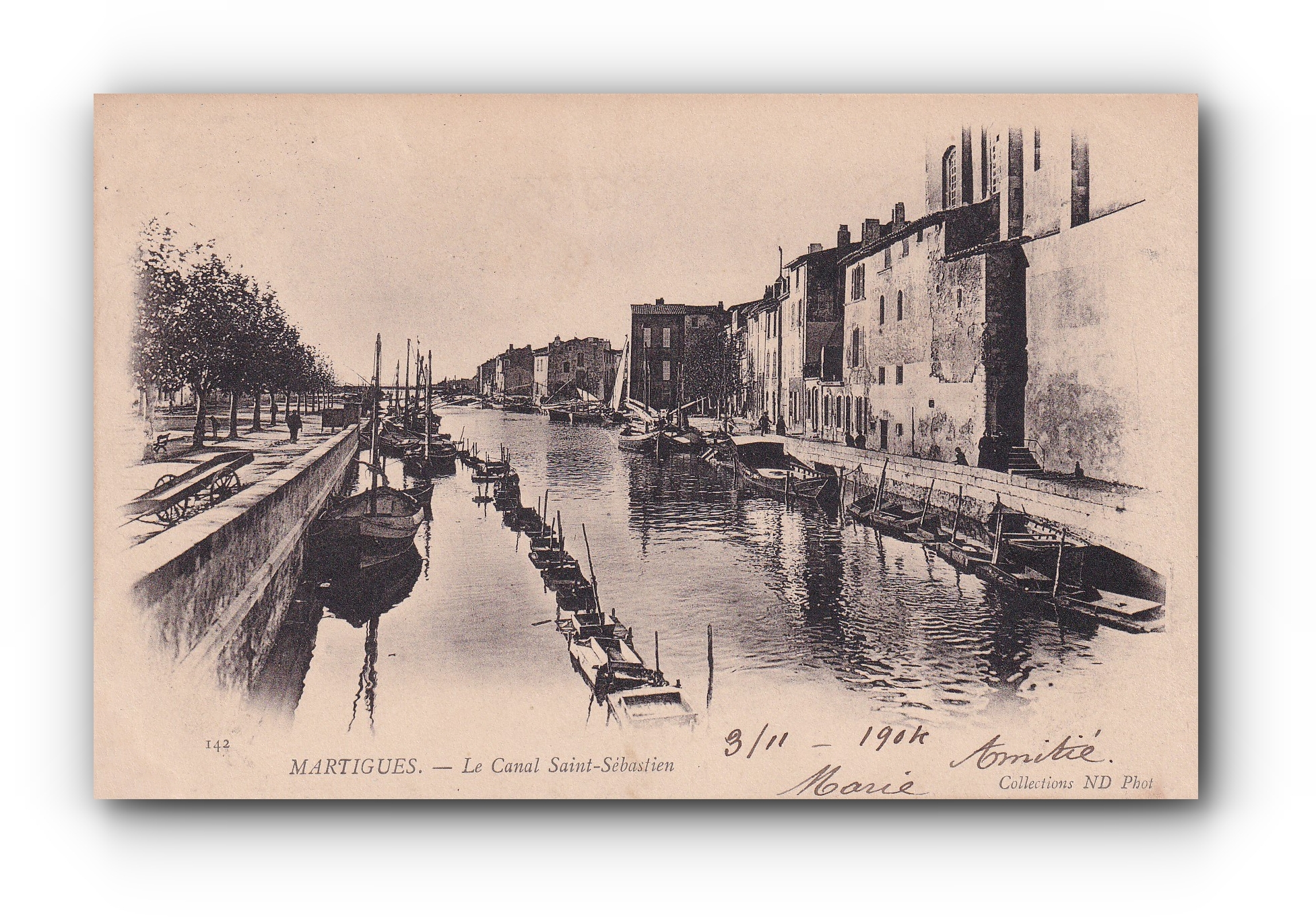 MARTIGUES  - Le Canal st. Sébastien - 03.11.1904