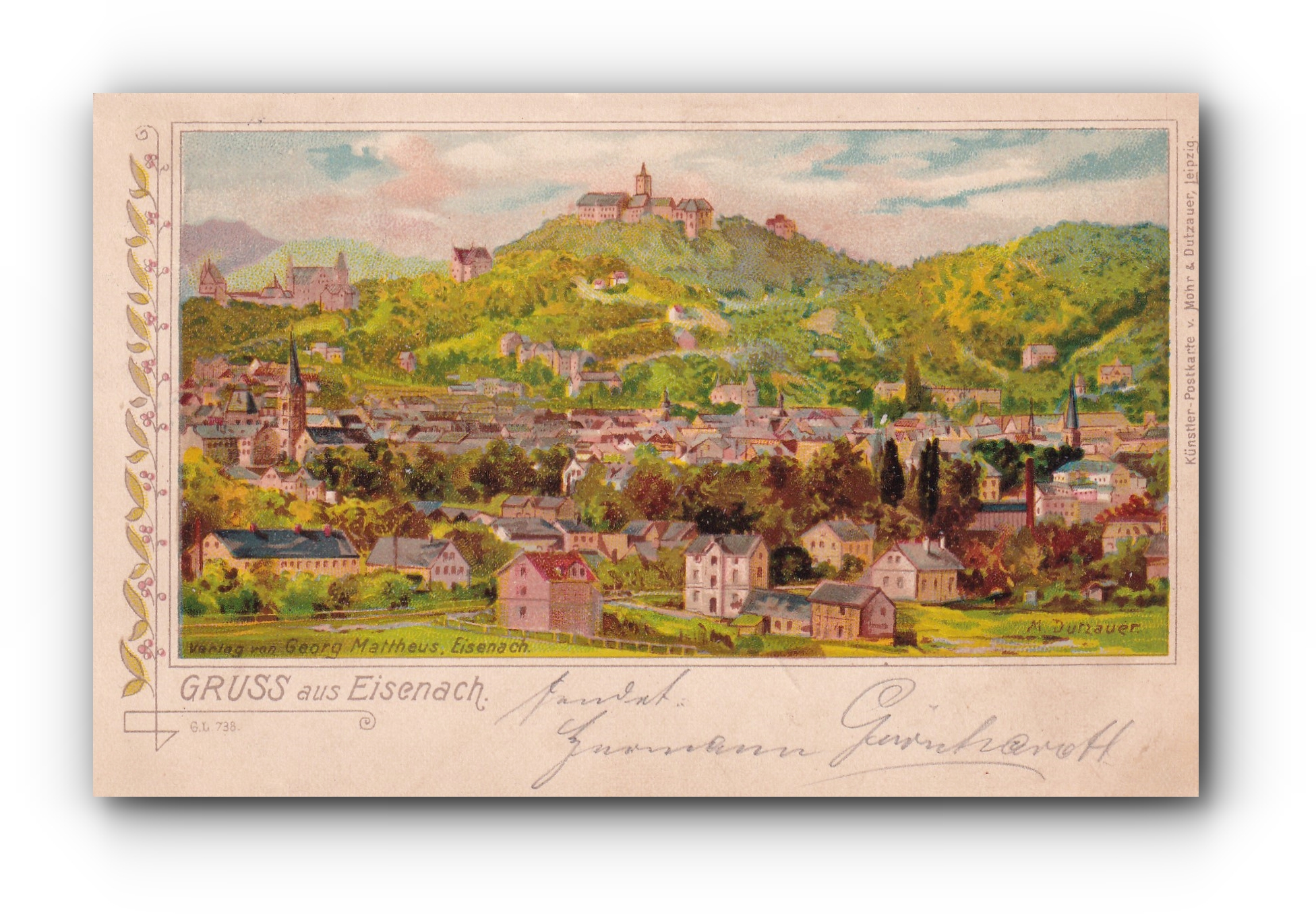 Gruss aus EISENACH - 28.04.1899