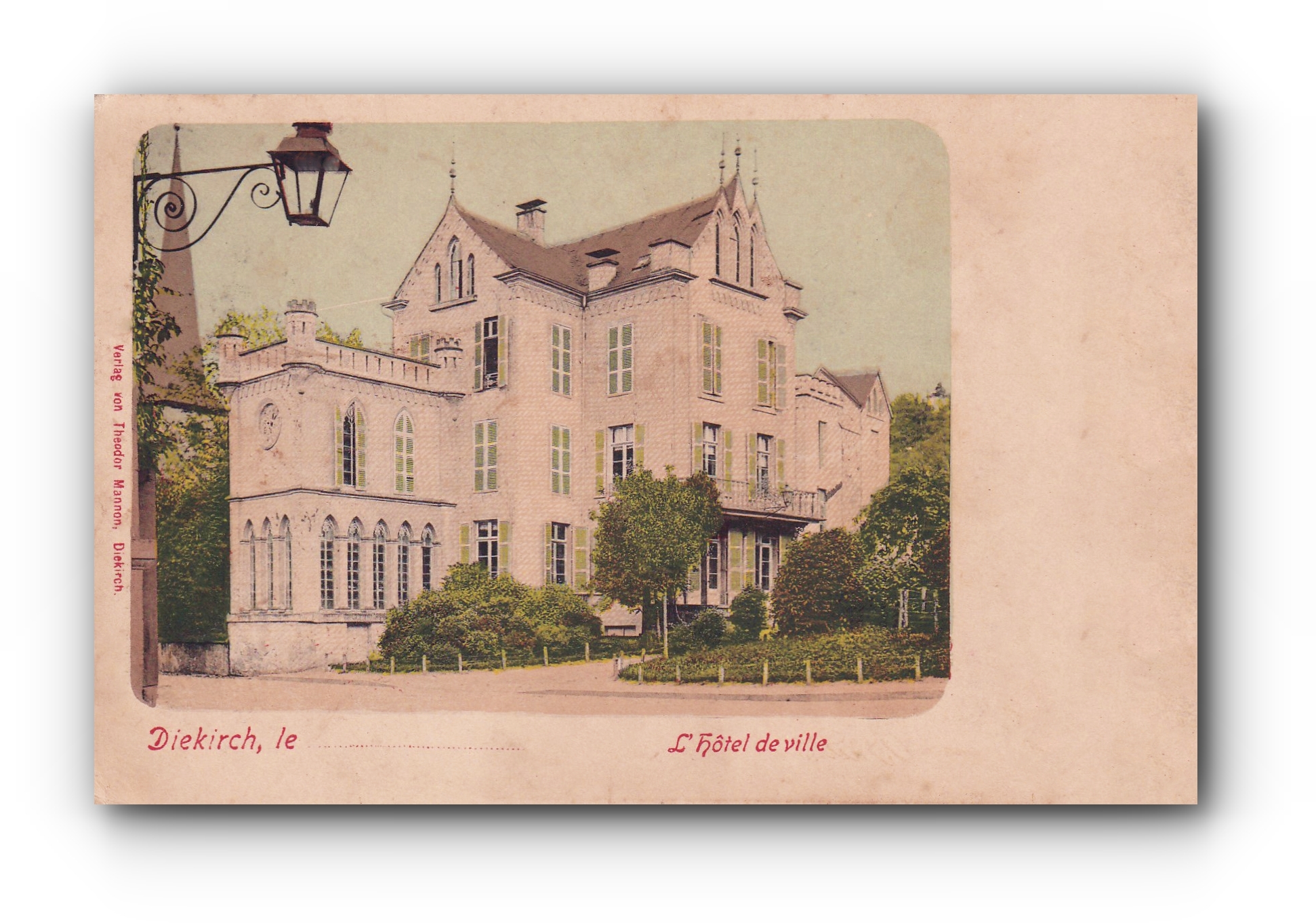 - L'Hôtel de ville - DIEKIRCH - 12.09.1905 -