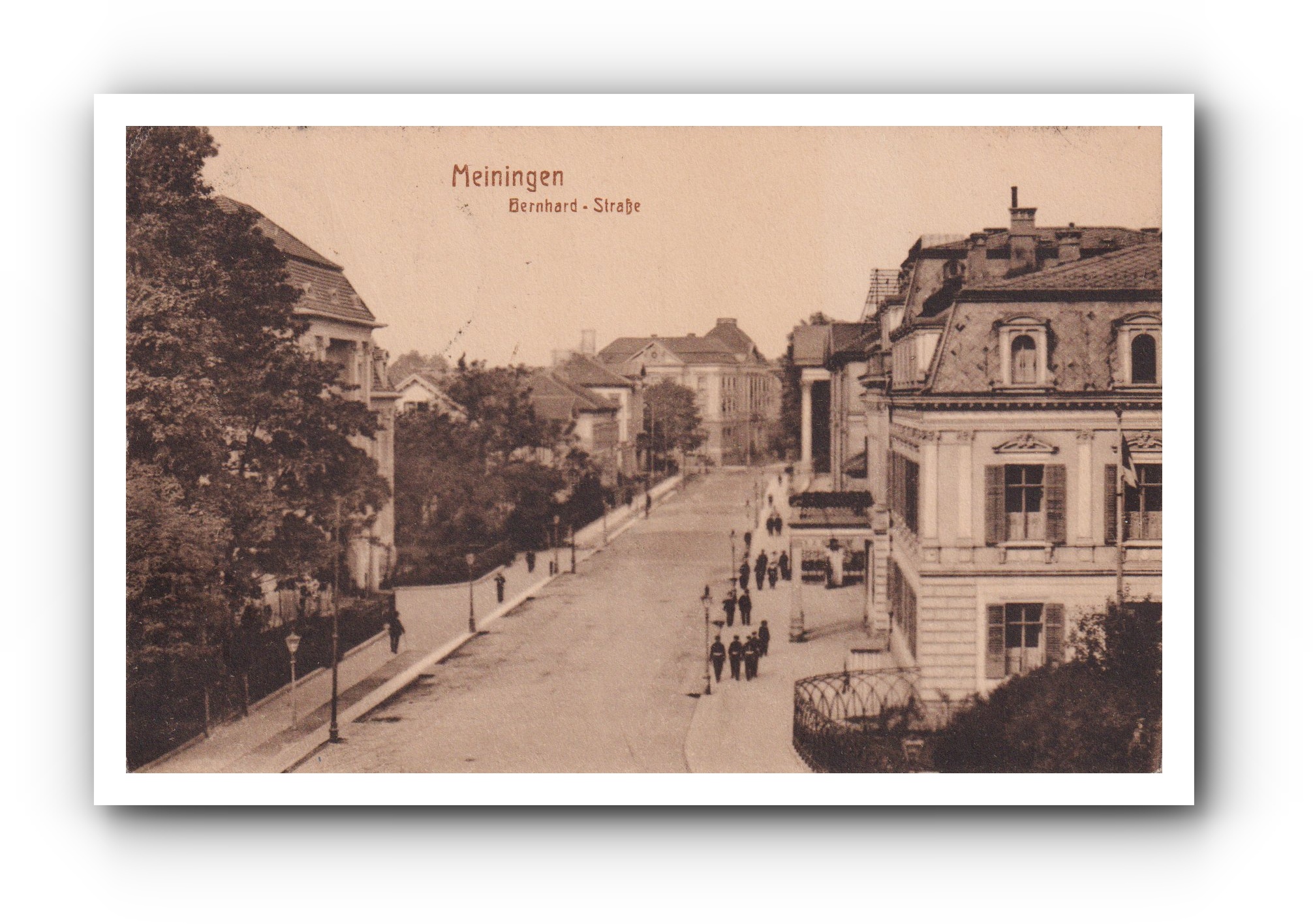Bernhard - Straße - MEININGEN - 30.09.1919 -