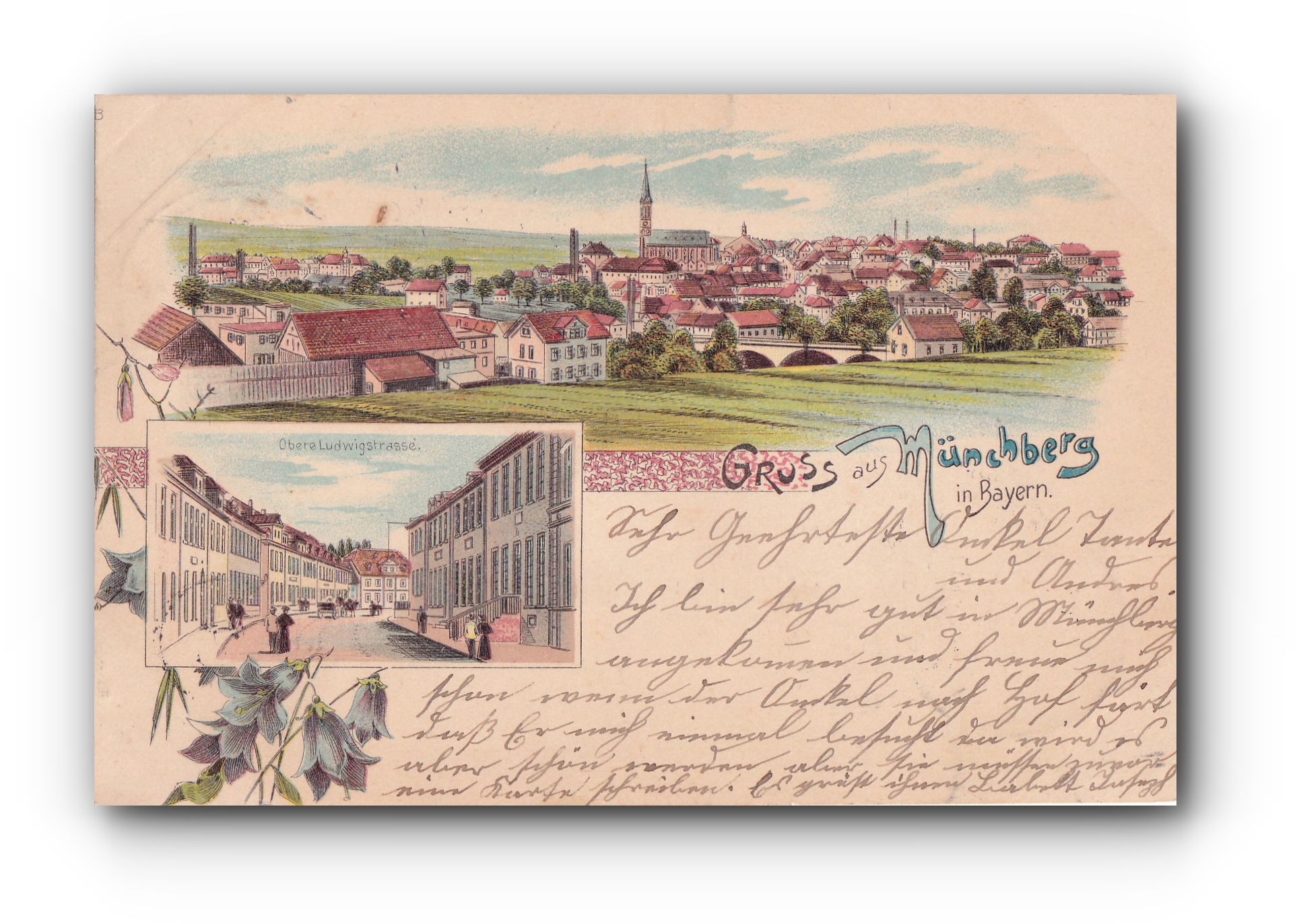 - Gruss aus Münchberg - 13.08.1899 -