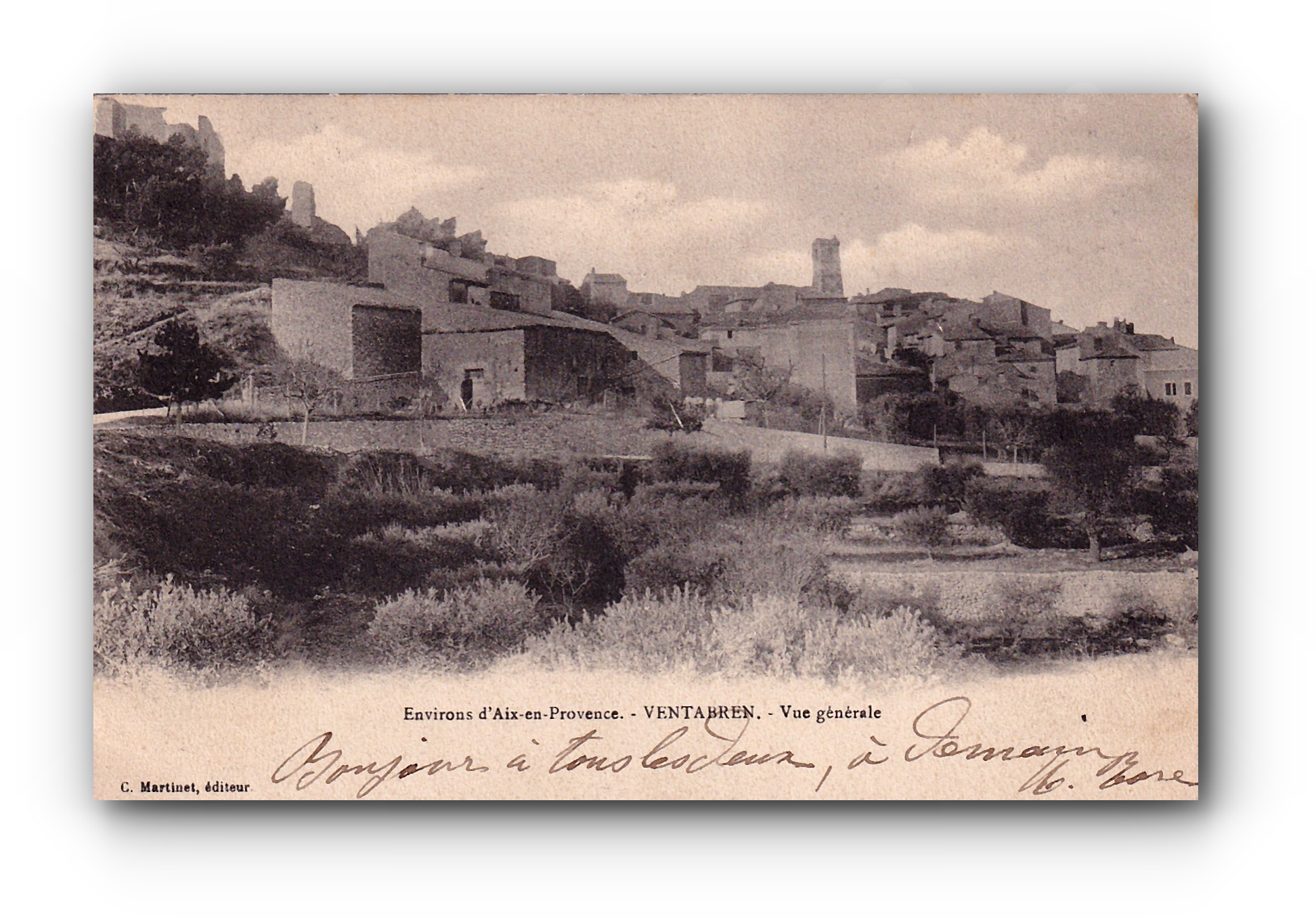Environs d'Aix en Provence - VENTABREN - Vue générale - 06.07.1903
