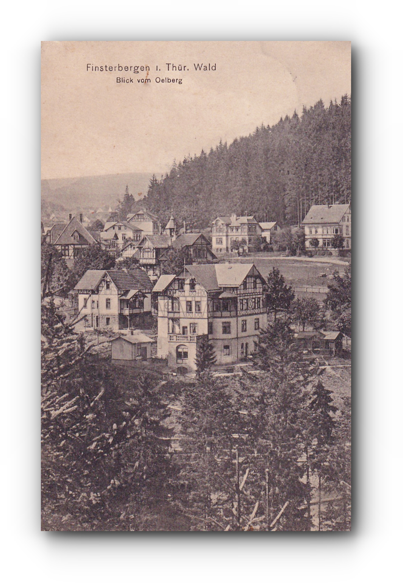 FINSTERBERGEN i. Thüringer Wald - Blick vom Gelberg - 17.07.1908