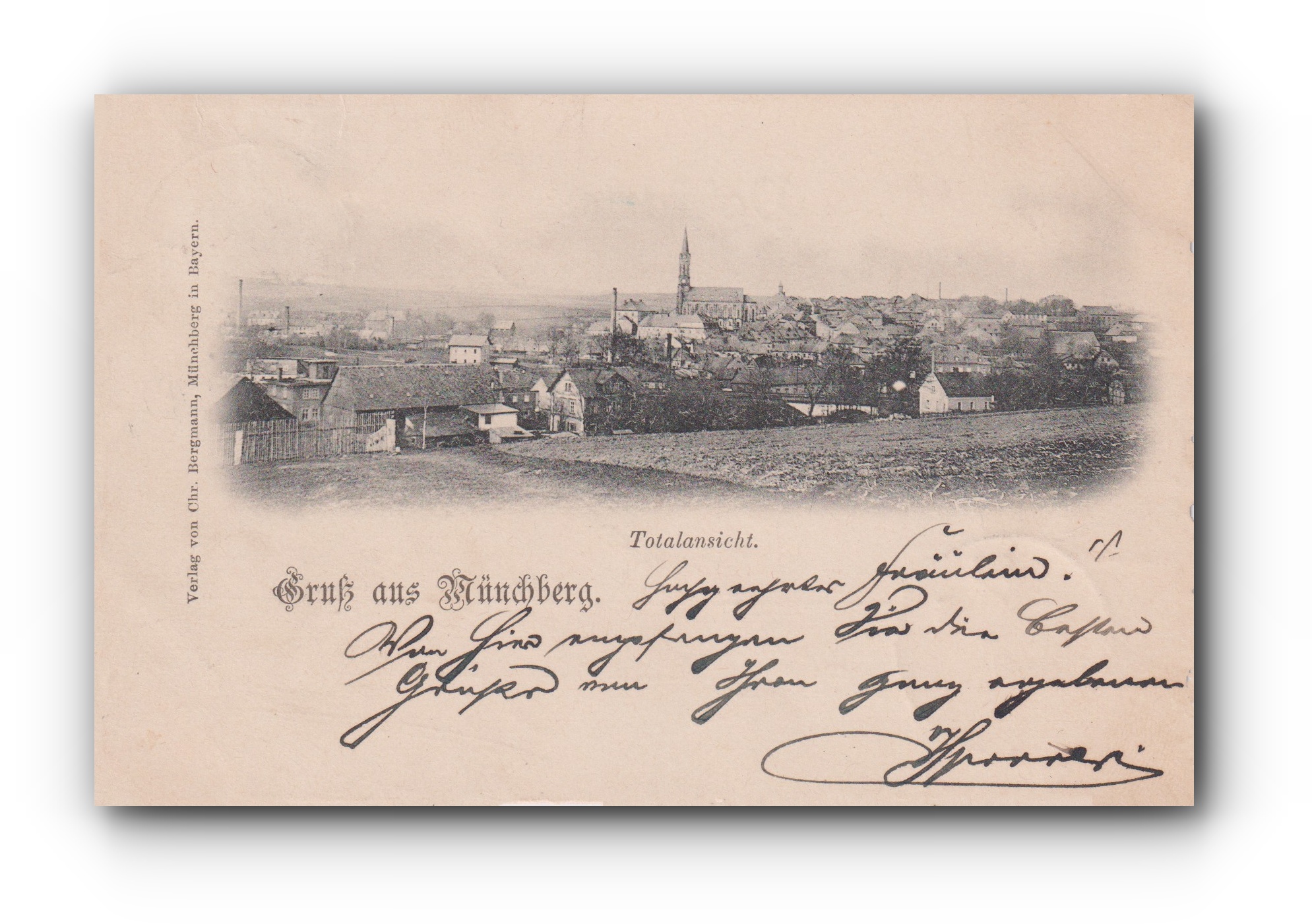 Gruß aus MÜNCHBERG - 08.06.1899