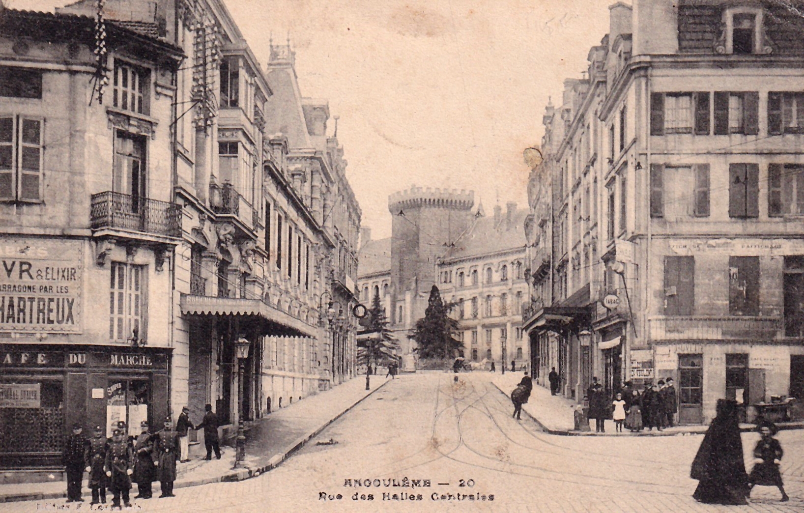 - Rue des Halles Centrales - ANGÔULÈME - 13.11.1906 -