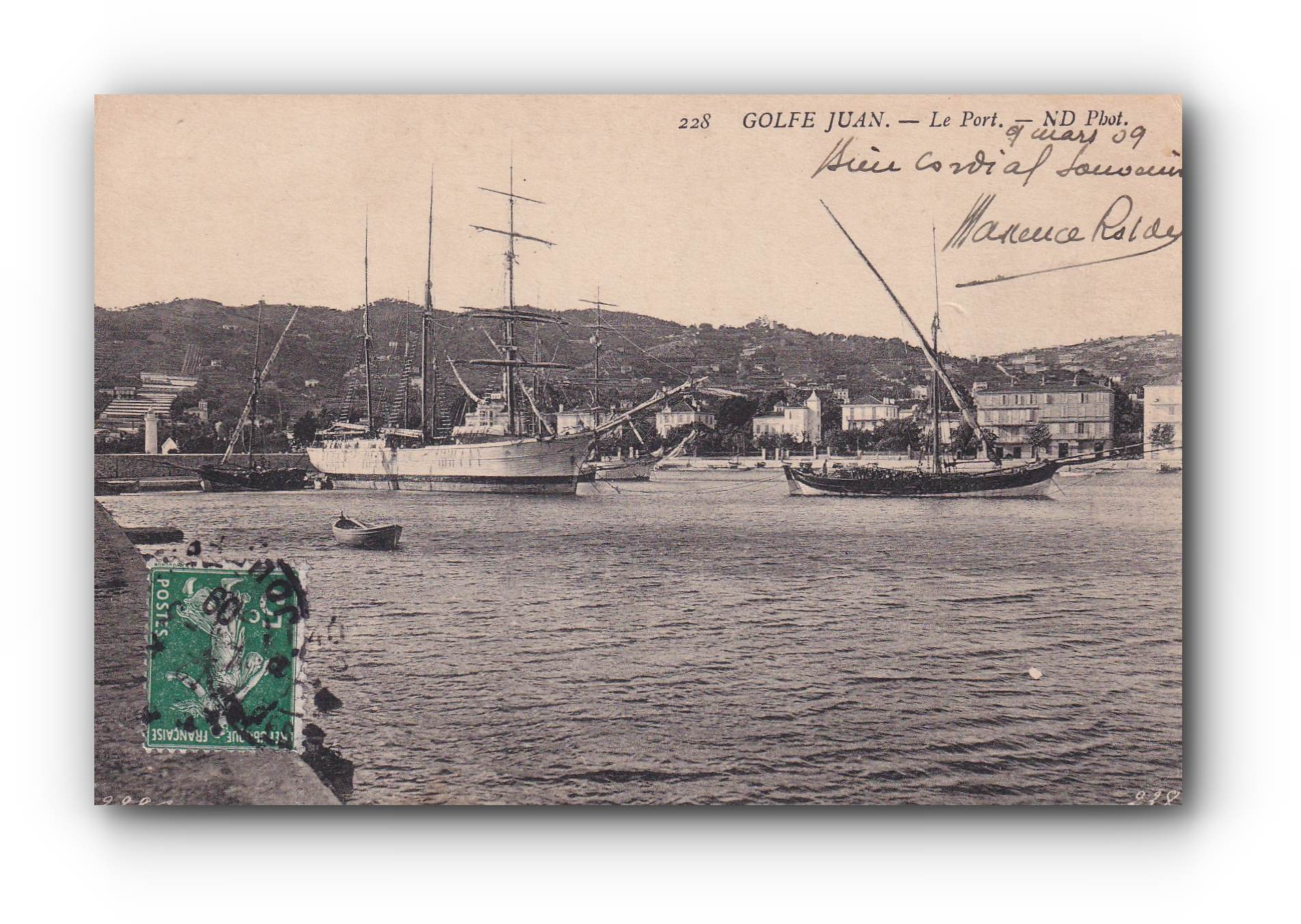 GOLFE JUAN - Le Port - 09.05.1909