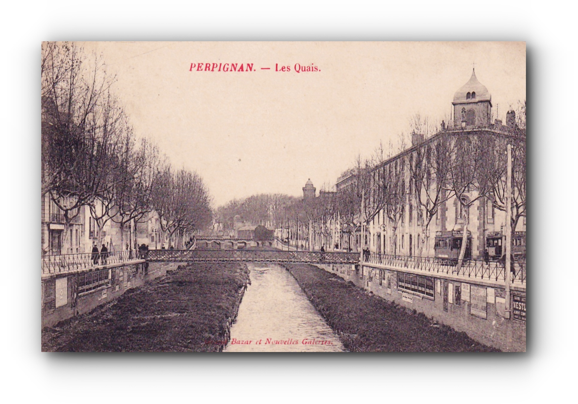 - PERPIGNAN - Les Quais - 25.04.1908 -