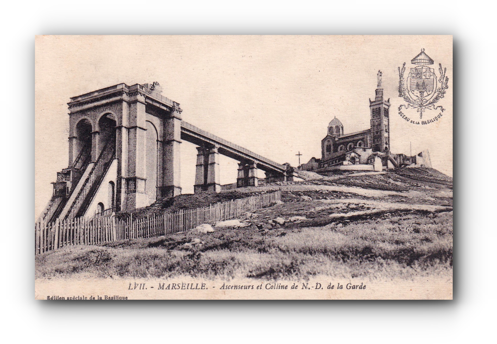 MARSEILLE - N D de la Garde -  1908
