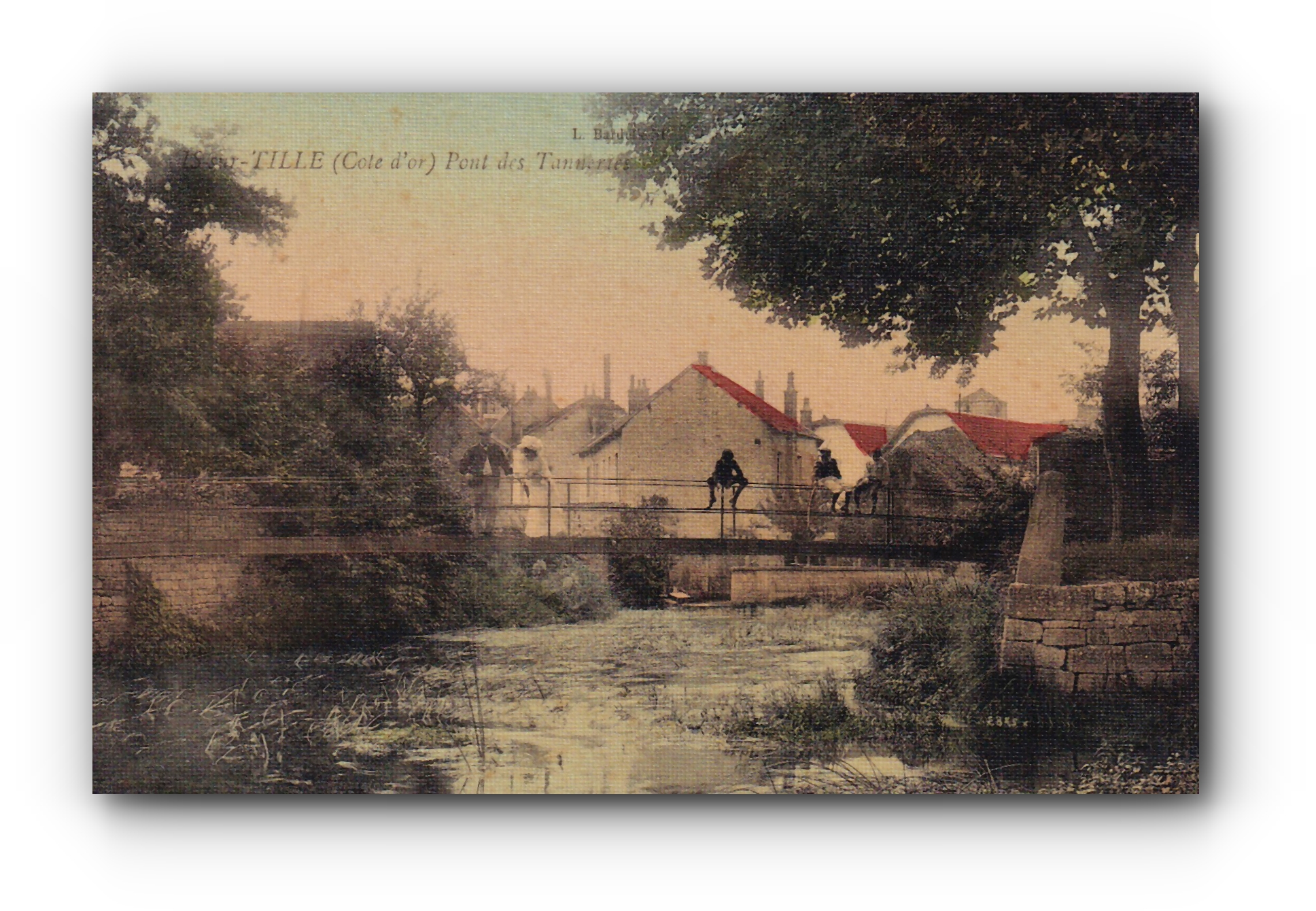 - Pont des Tanneries - IS - sur - TILLE - 21.01.1909 -