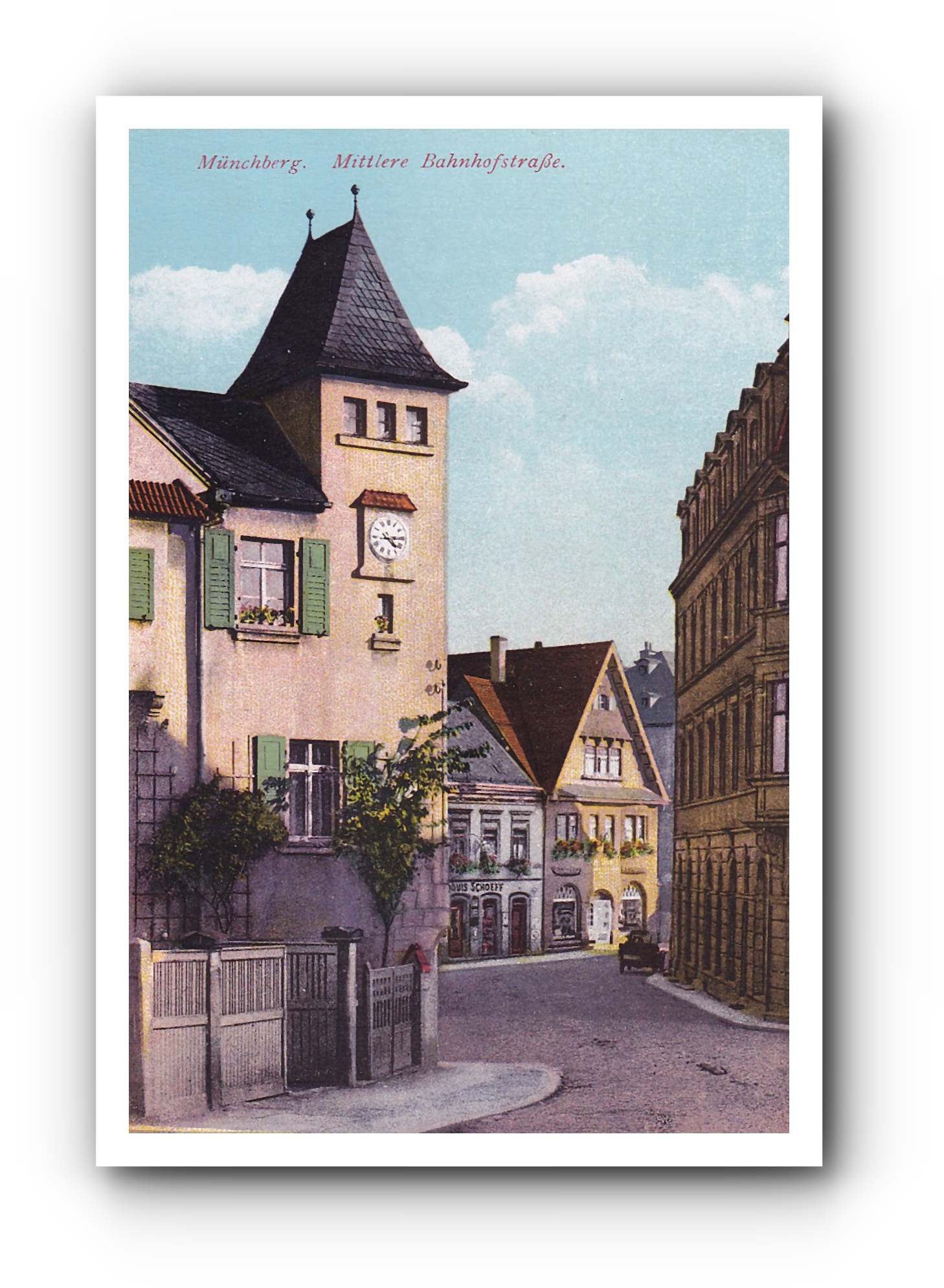 - Mittlere Bahnhofsstraße - MÜNCHBERG - 23.06.1940 -