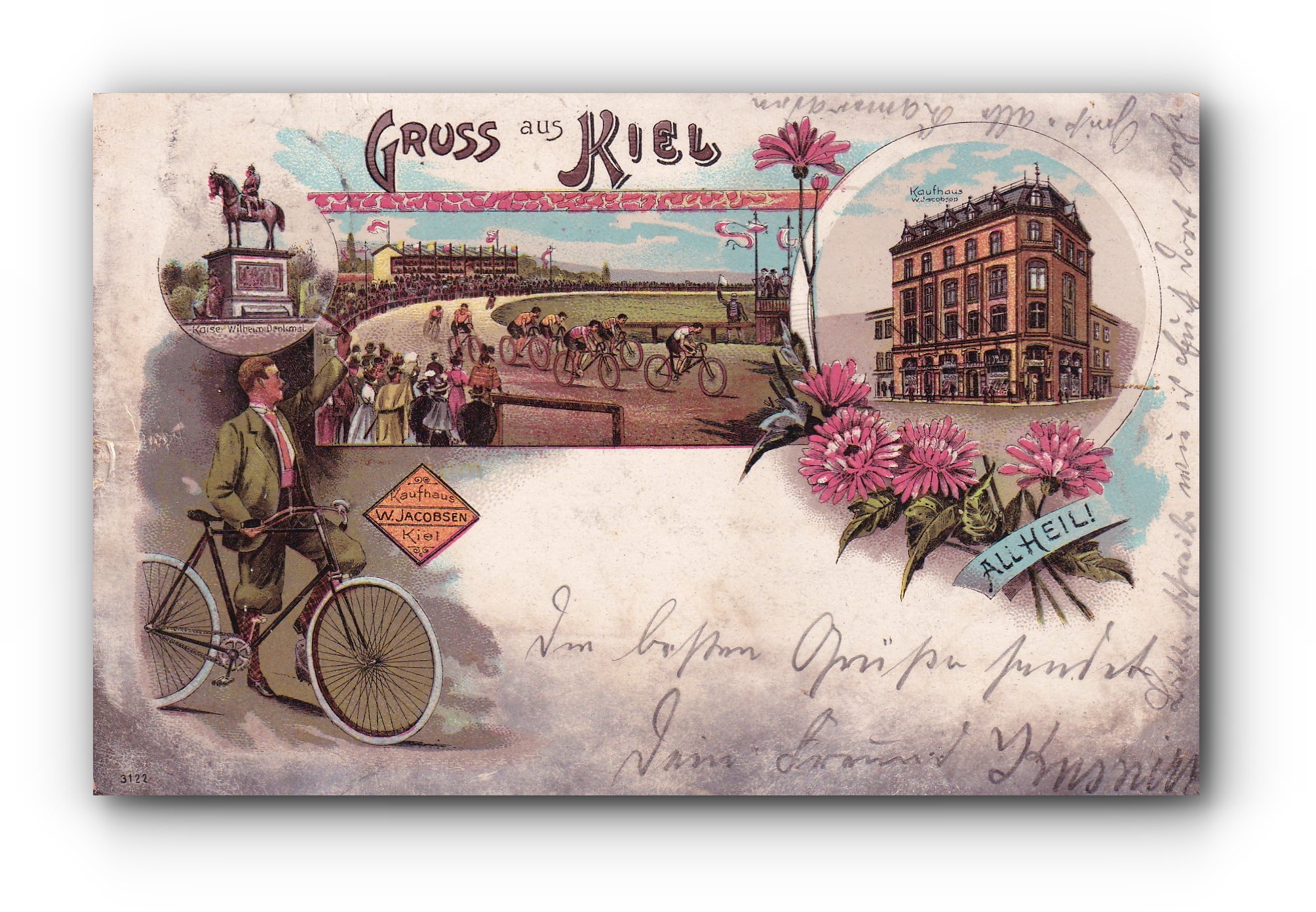 Gruss aus KIEL - 09.07.1899 - Salutations de Kiel - Greetings from Kiel