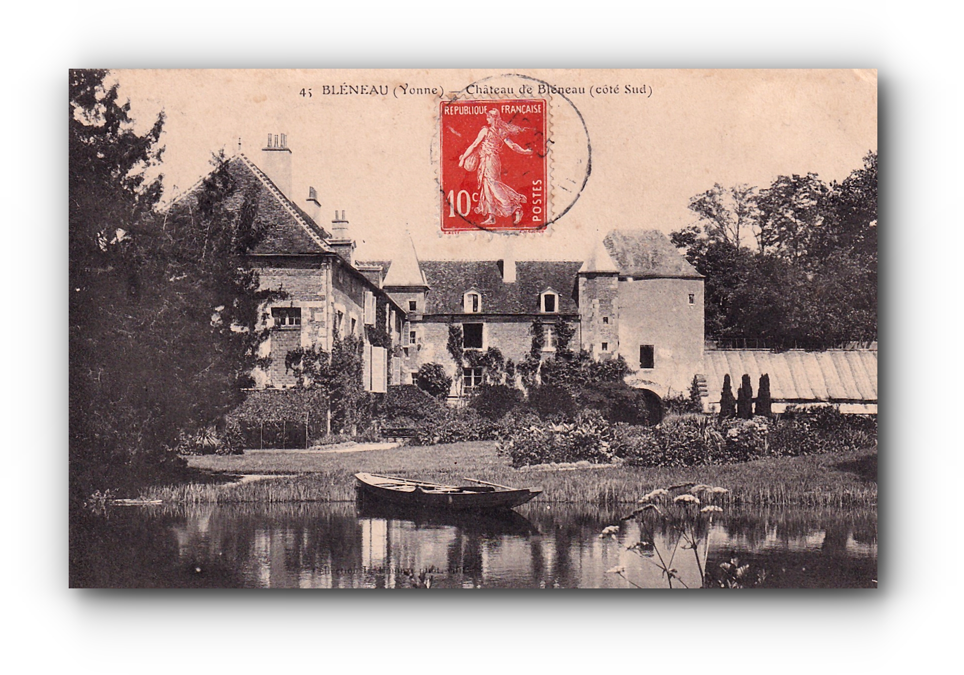 BLÉNEAU  ( Yonne ) Château de Bléneau - 21.07.1913