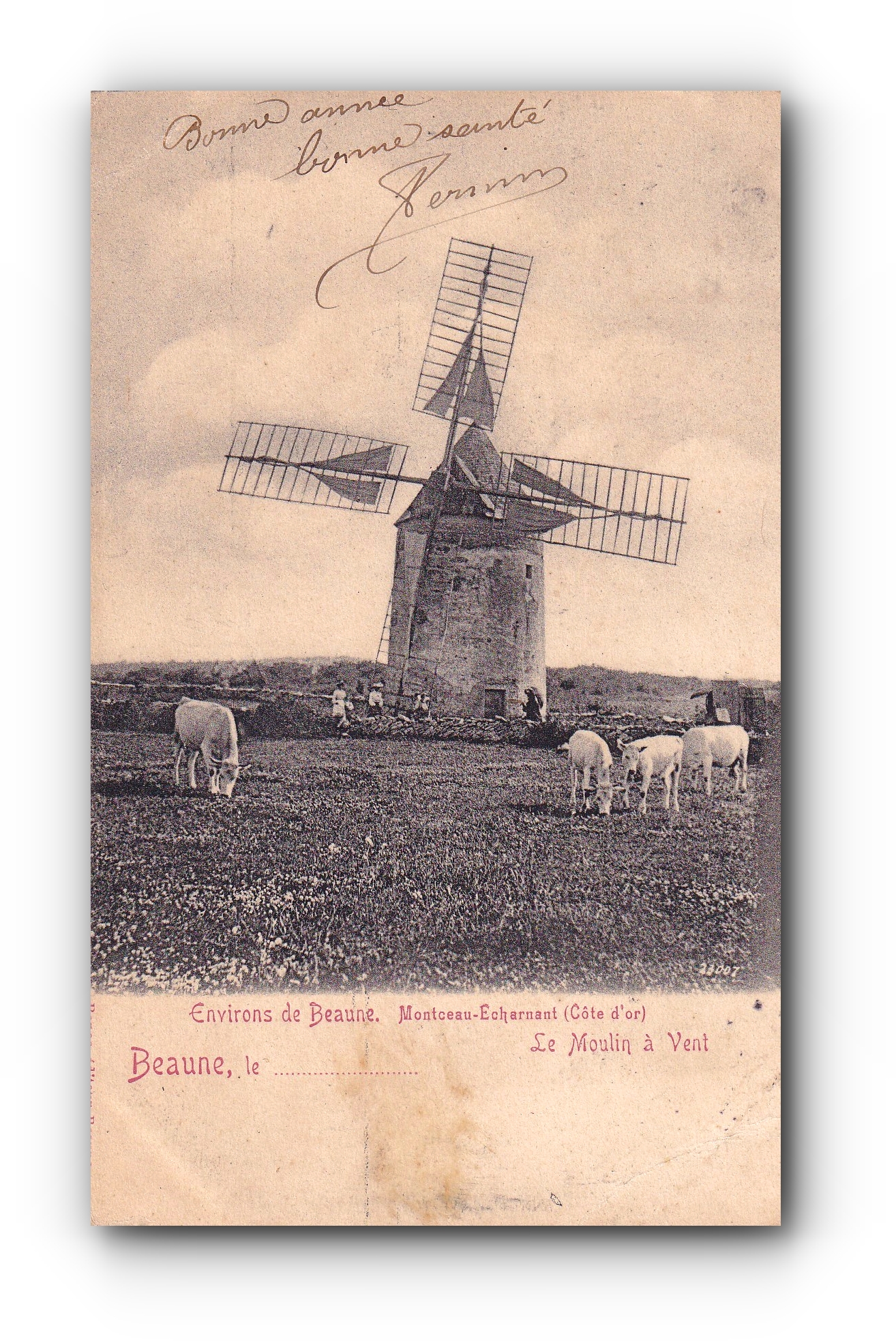 -Le Moulin à Vent  - BEAUNE - 31.12.1904 -