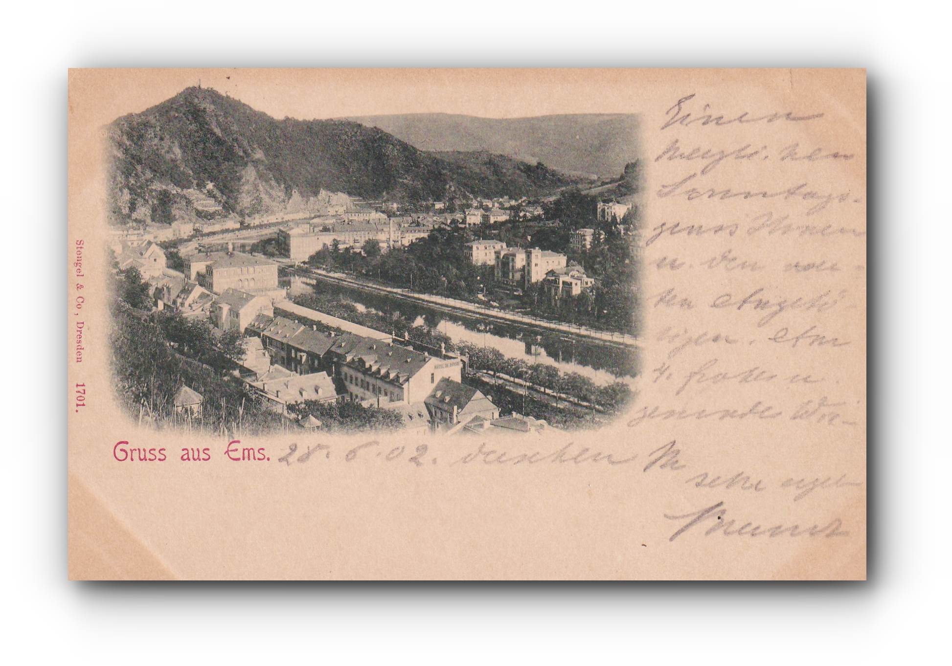 - Gruss aus EMS - 28.06.1902 -