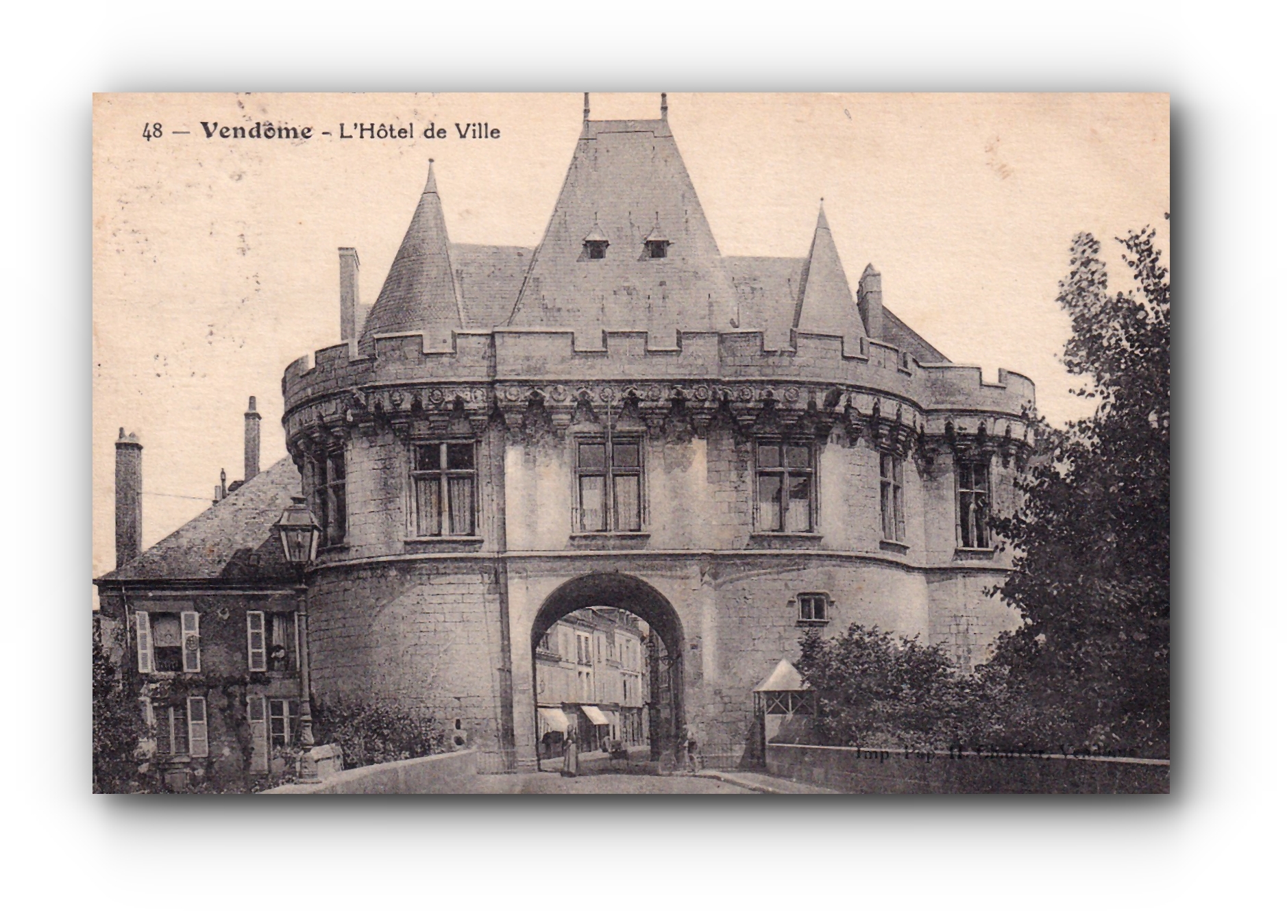 - L'Hôtel de Ville - VENDÔME - 23.07.1923 -
