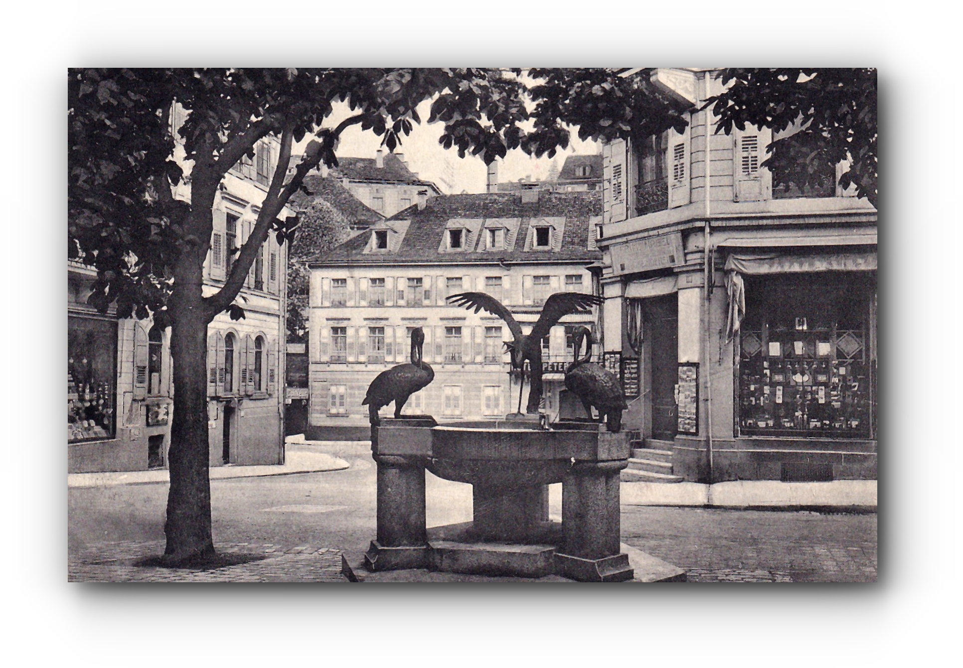 - Partie bei der Sophienstraße - BADEN - BADEN -26.07.1911 -