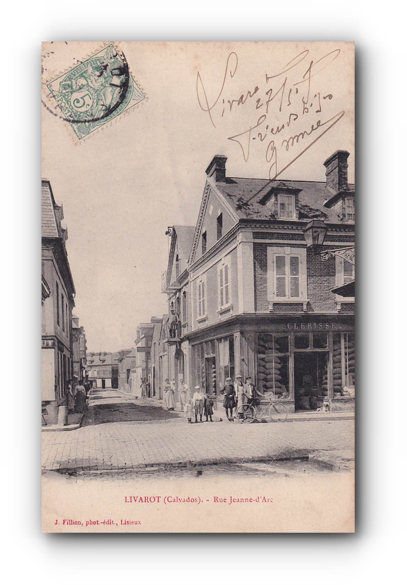 - LIVAROT - Rue Jeanne - d'Arc - 28.05.1907 -