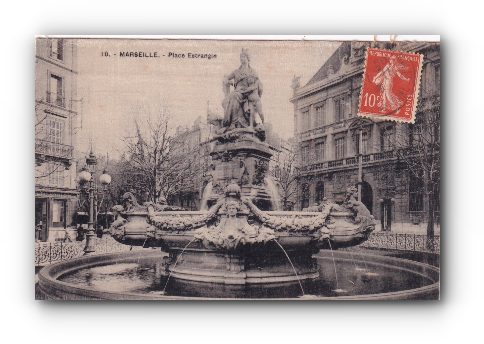- Place Estrangia -MARSEILLE - 21.11.1910 -