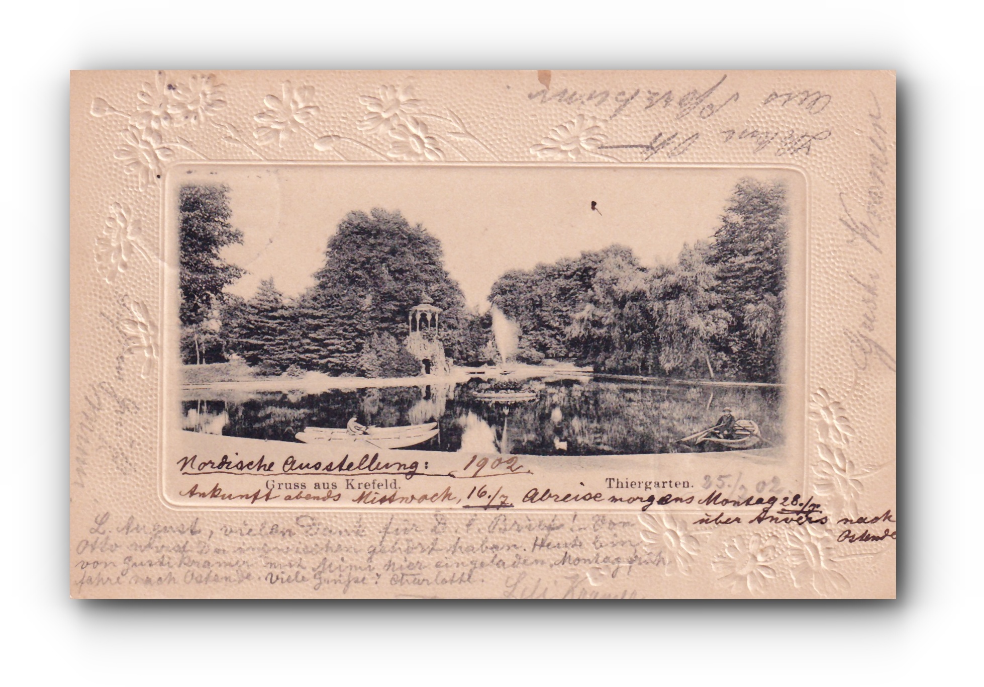 - Gruss aus KREFELD - 25.07.1902 - 