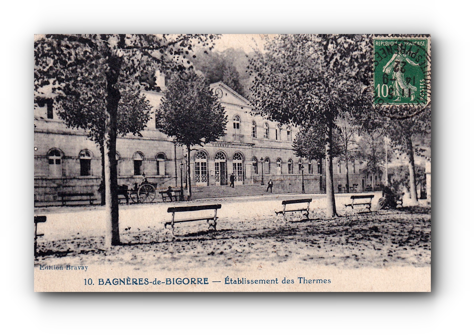 - Établissement des Thermes - BAGNÈRES - de - BIGORRE - 16.09.1922 -
