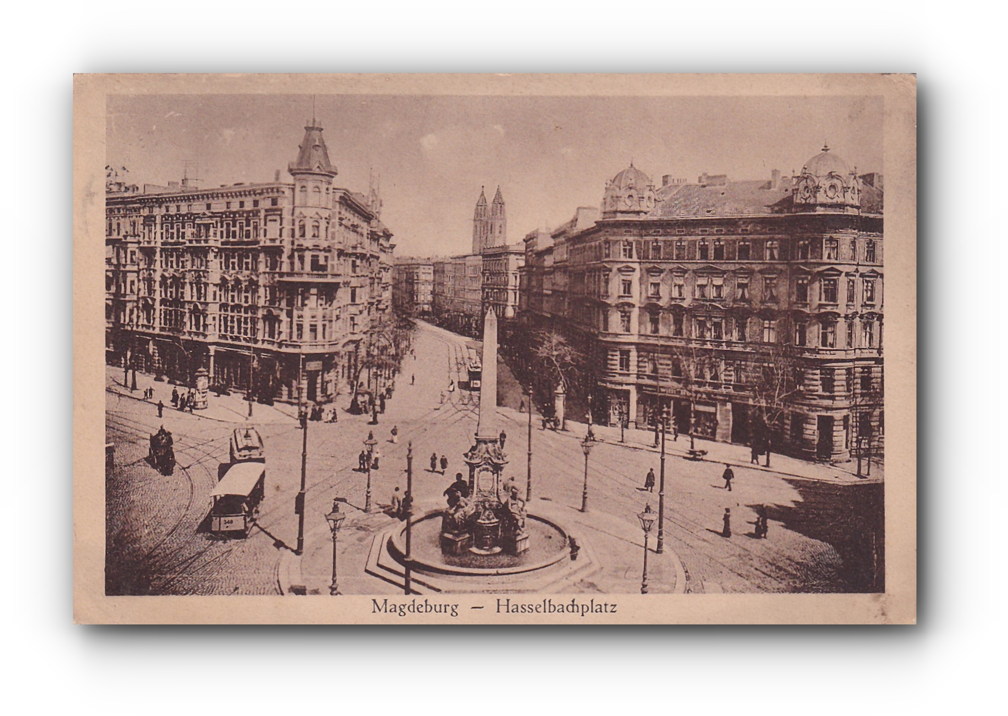 MAGDEBURG  -Hasselbachplatz -29.10.1929