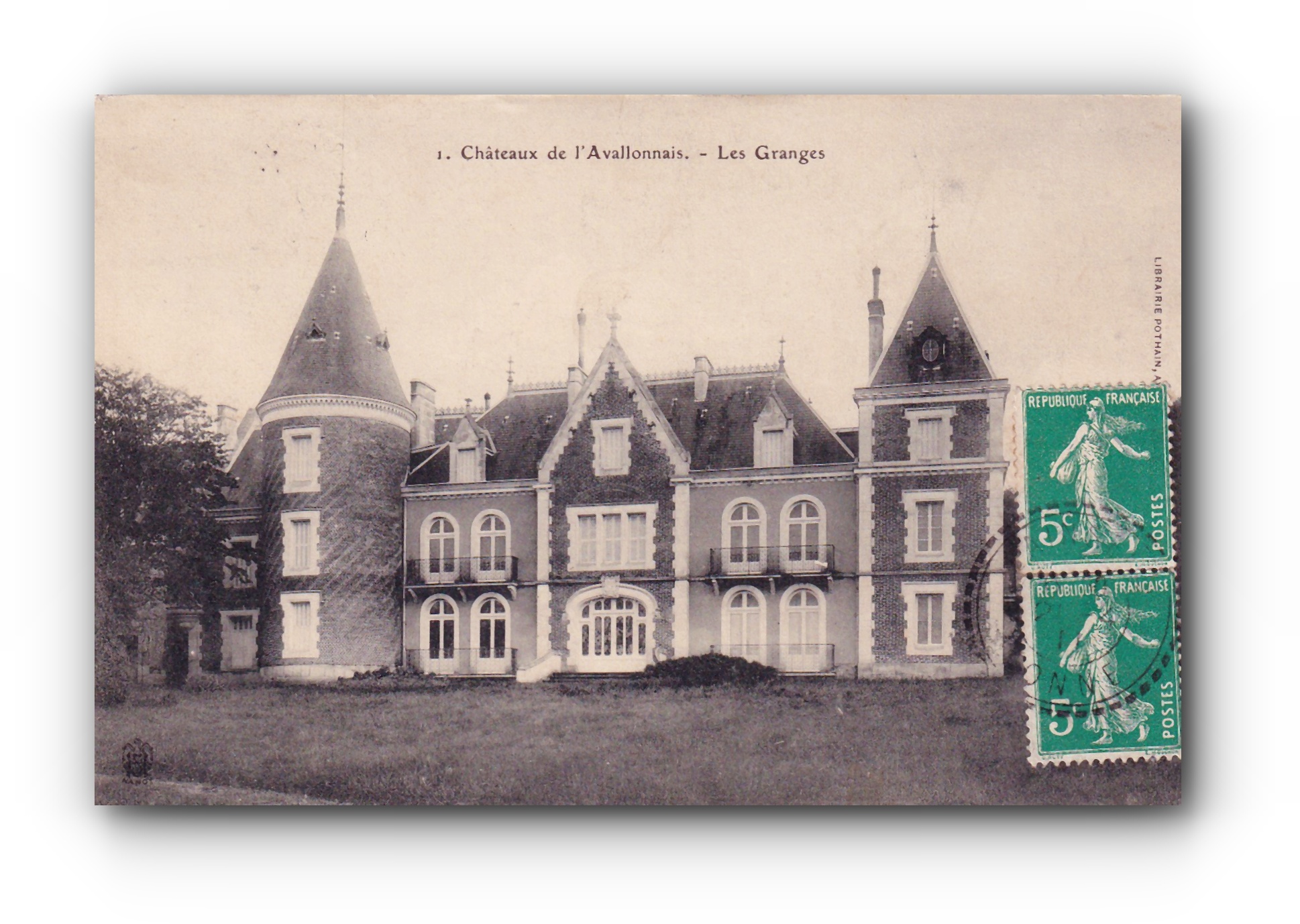 - Châteaux de l'Avallonnais - Les Granges - 21.04.1911 -