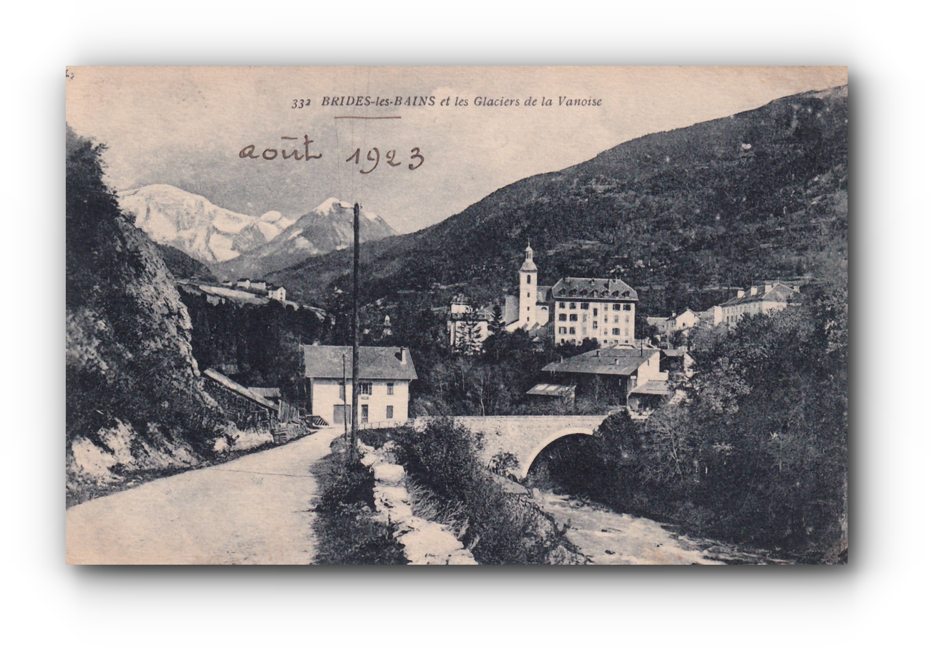 - Les Glaciers de la Vanoise - BRIDES - les - BAINS - 08.08.1923 -
