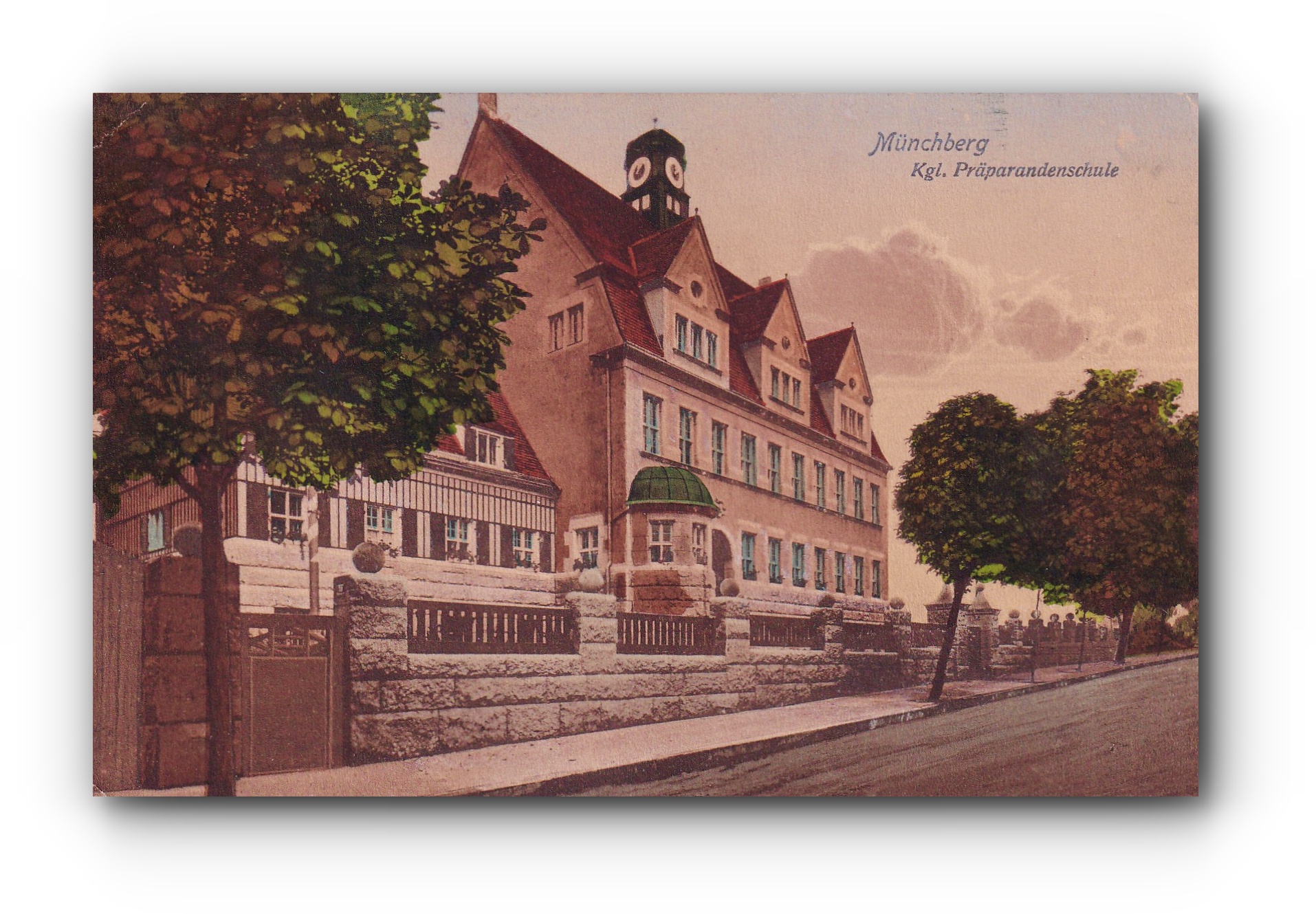 Kgl Päparanden Schule - MÜNCHBERG -1913