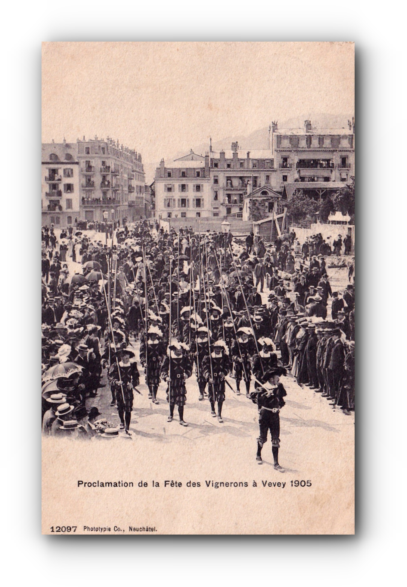 - Proclamation de la Fête des Vignerons - VEVEY - 20.08.1905 -