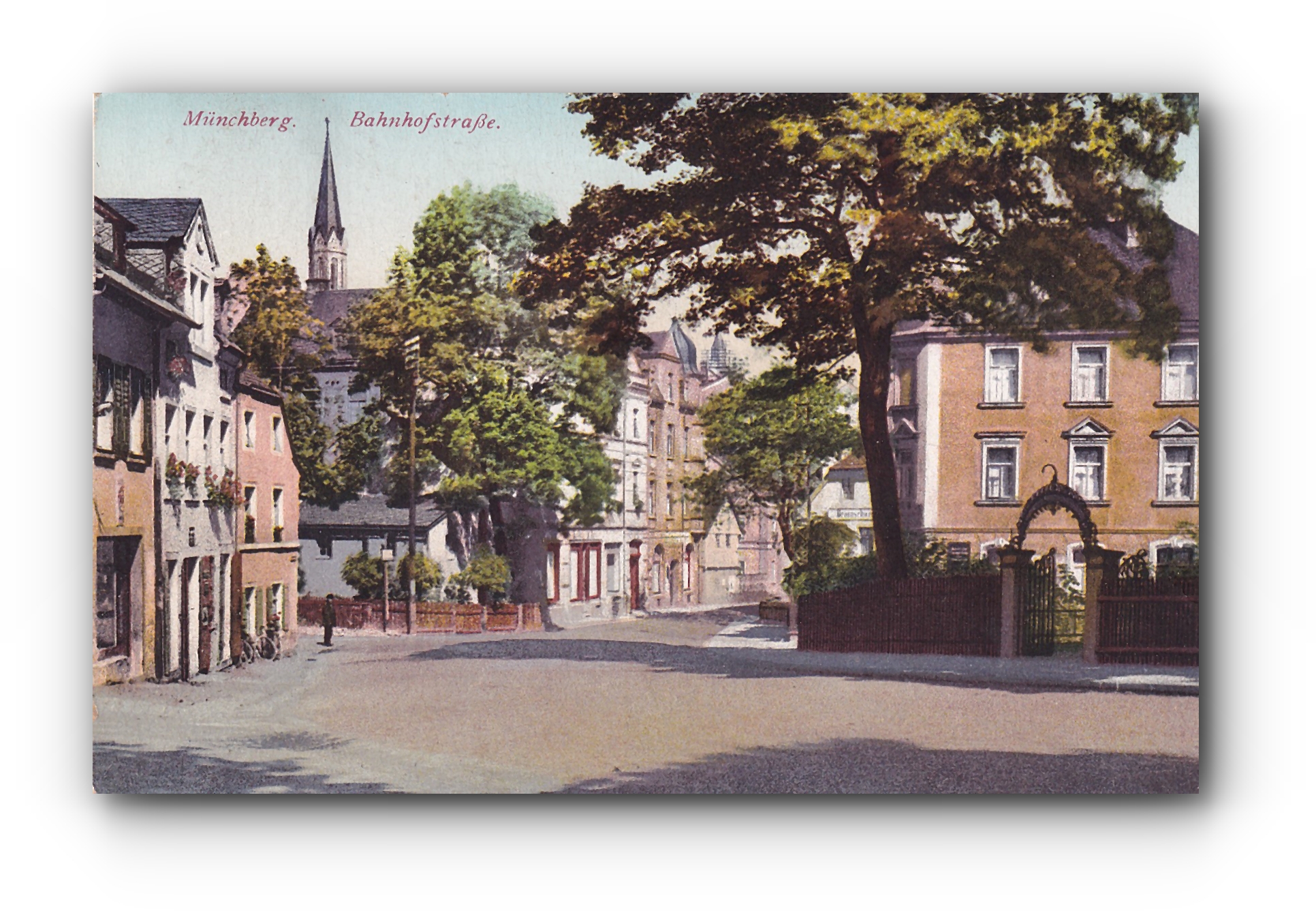 - Bahnhofstraße - MÜNCHBERG  - 05.07.1937 -
