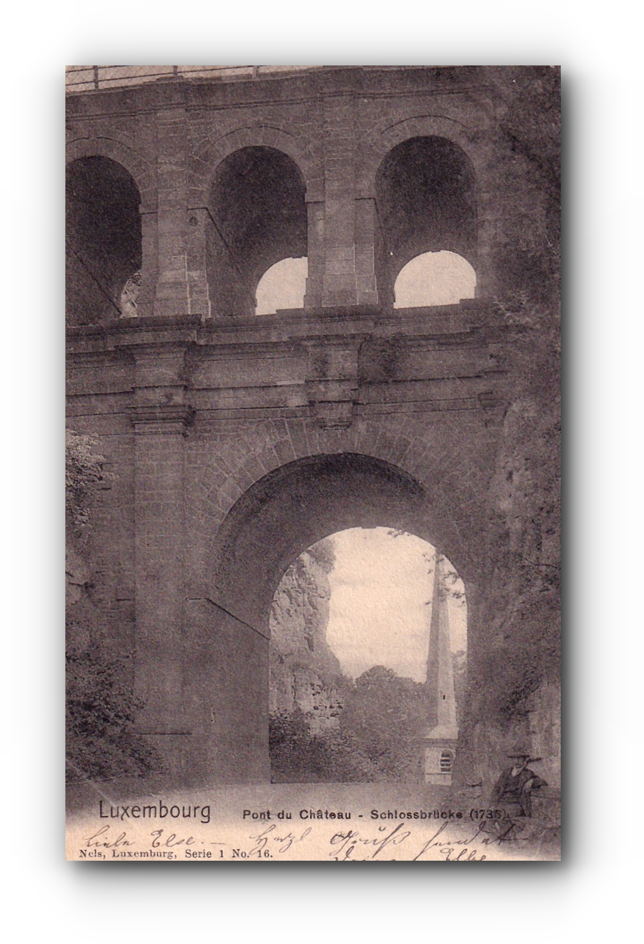 LUXEMBOURG - Pont du Château -21.07.1903