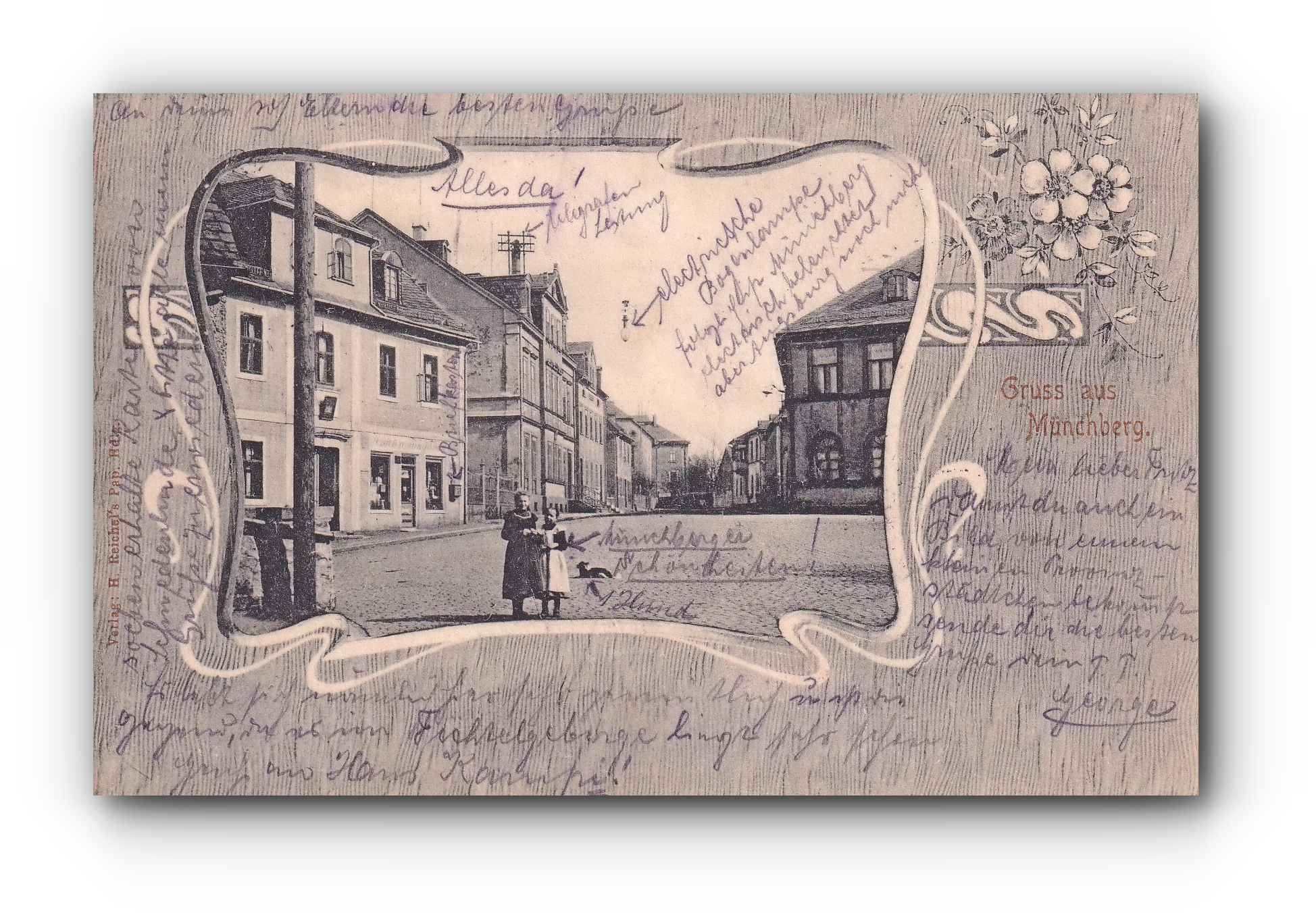 - Gruss aus MÜNCHBERG - 07.04.1905 -