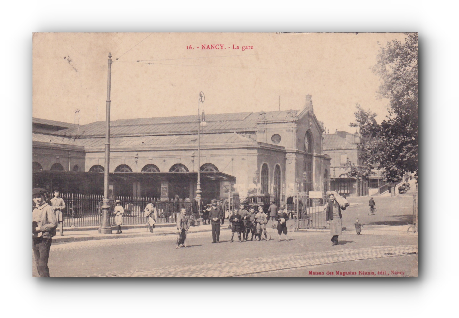 - La gare - NANCY - 19.01.1908 -