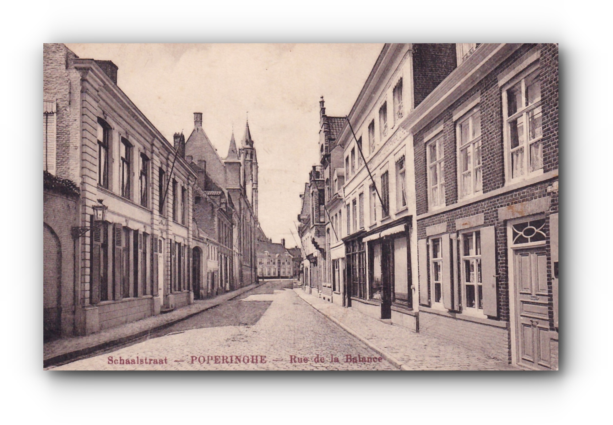 - Rue de la Balance - POPERINGHE - 11.11.1914 - Région flamande -