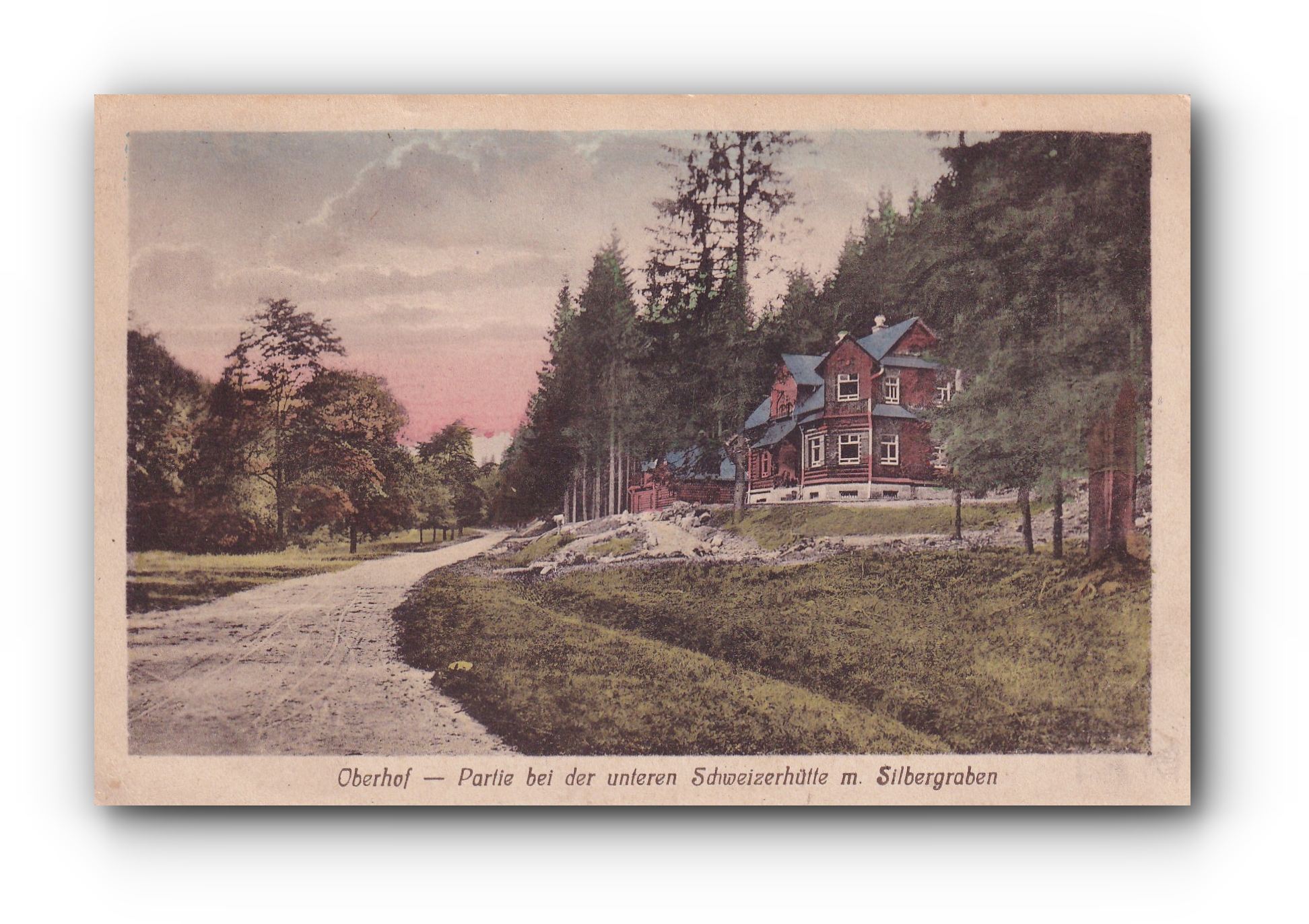 OBERHOF - Partie bei der unteren Schweizerhütte  -06.08.1919