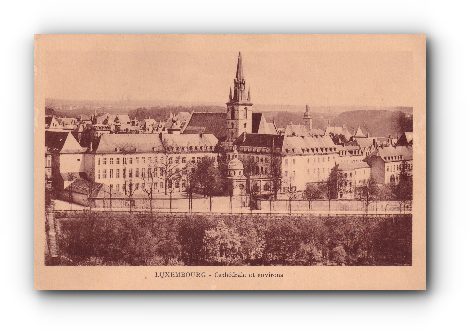 - Cathédrale et environs - LUXEMBOURG -