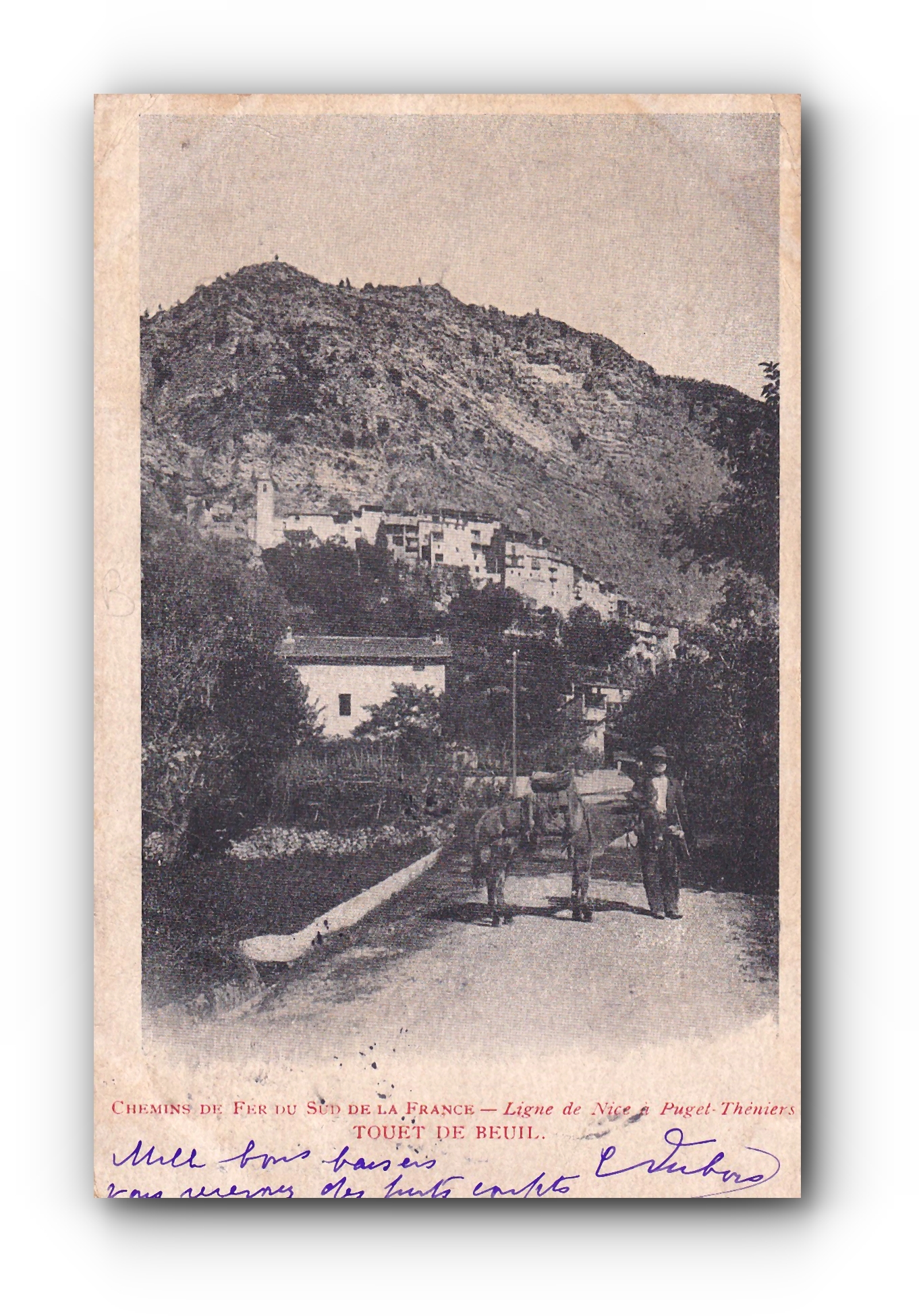 - Chemins de Fer du Sud de la France - TOUET DE BEUIL - 13.04.1904 -
