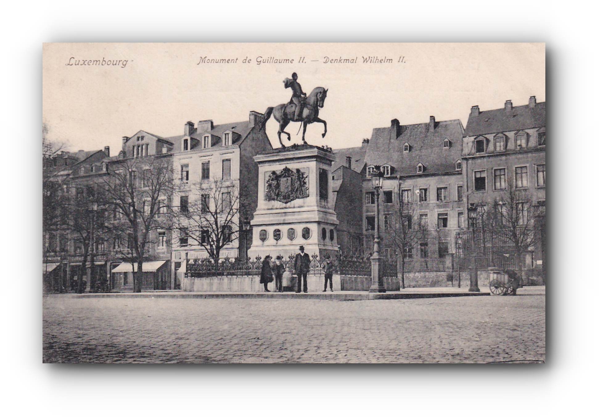 - LUXEMBOURG  -Monument de Guillaume ll - 10.08.1907 -