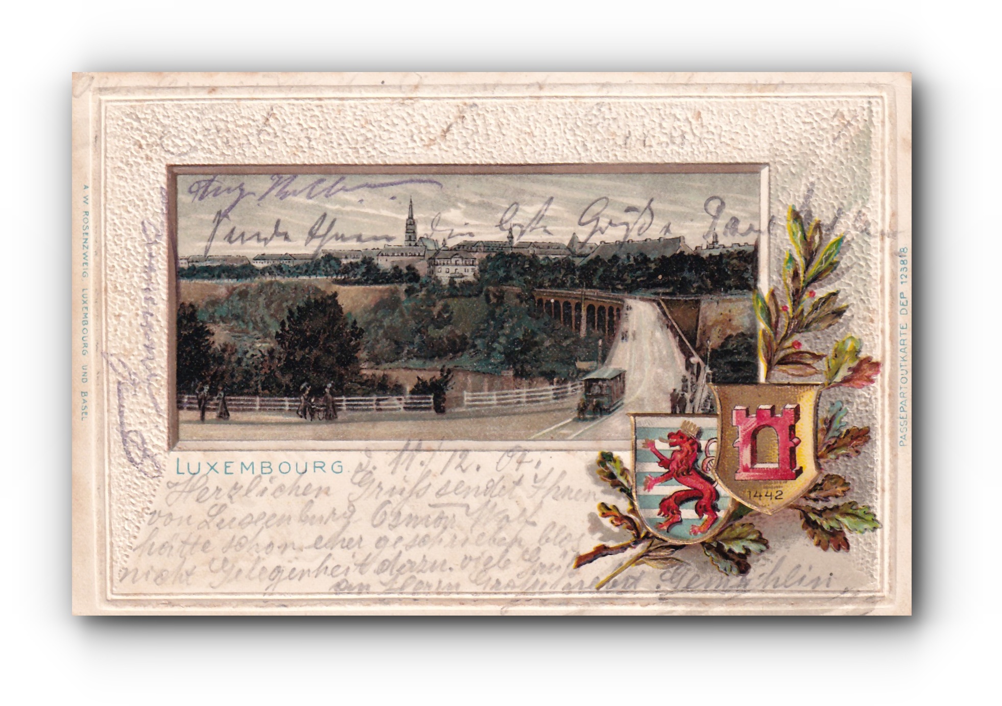 - LUXEMBOURG - VILLE - 11.12.1904 -
