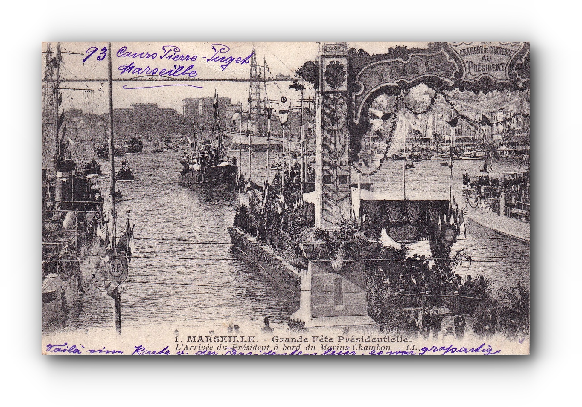 - Arrivée du président  Poincaré - 10.1913 -